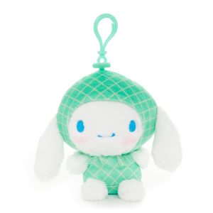 Cinnamoroll Melon Plush Mascot Clip (Fruit & Veggie Series)