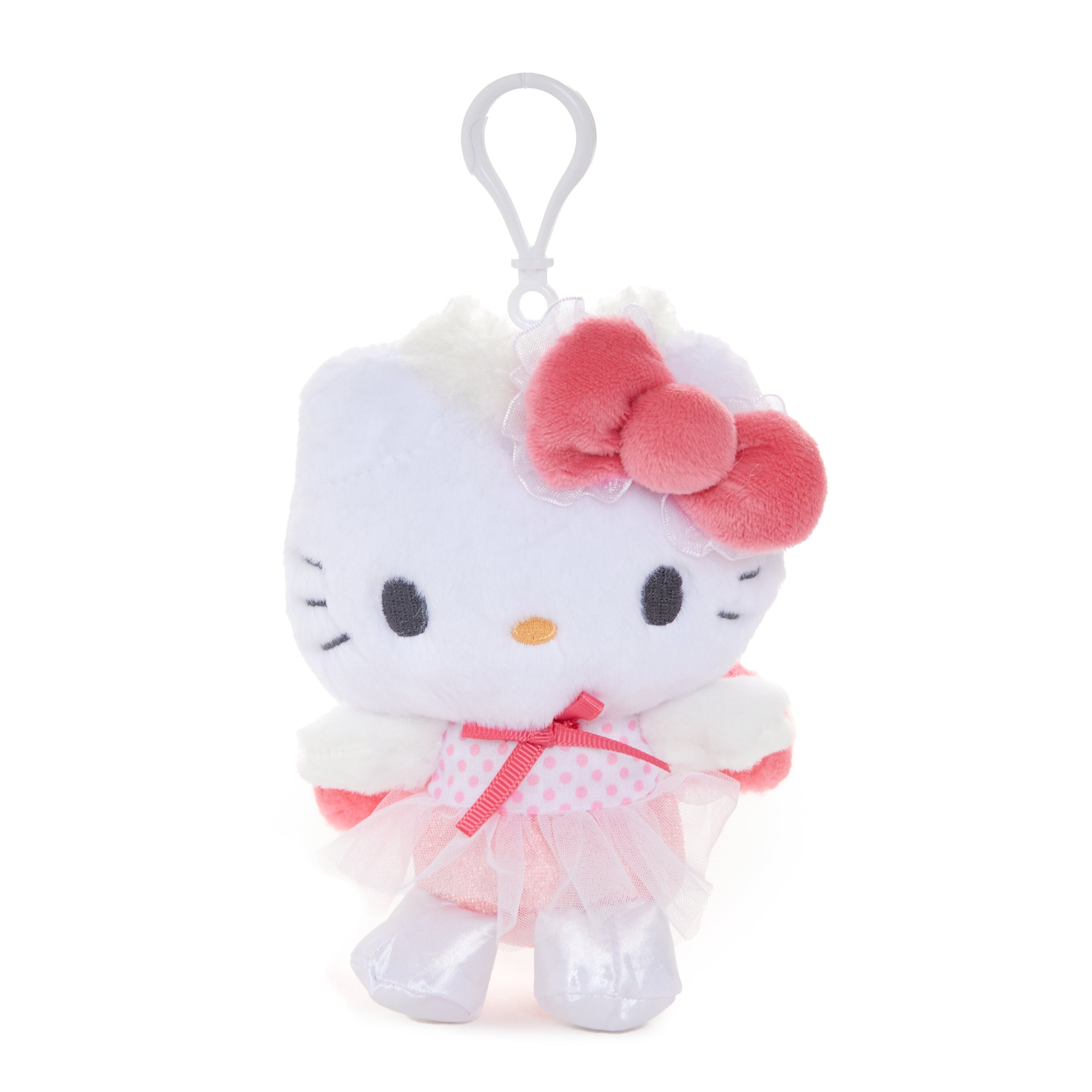 Hello Kitty Plush Mascot Clip (Ballerina Angel Series)