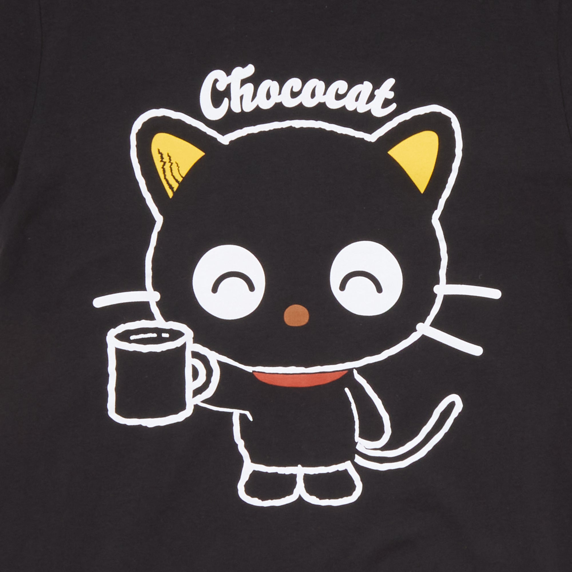 Chococat Adult Mug Tee (Black) - Image 2
