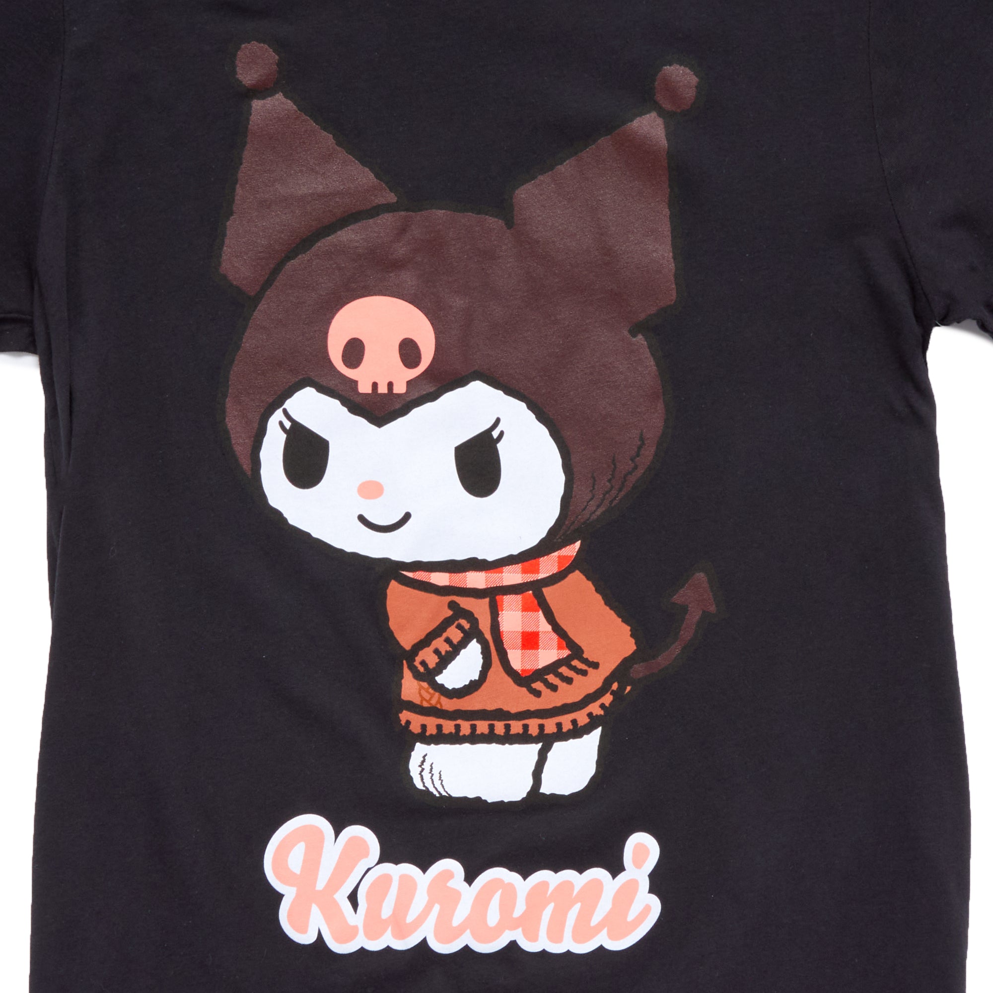 Kuromi Adult Cozy Tee (Black) - Image 2