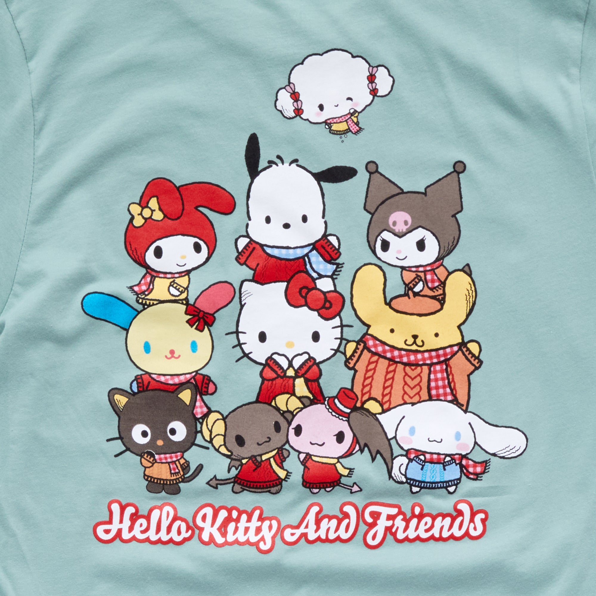 Cinnamoroll Adult Sweater Weather Tee (Light Green) - Image 2