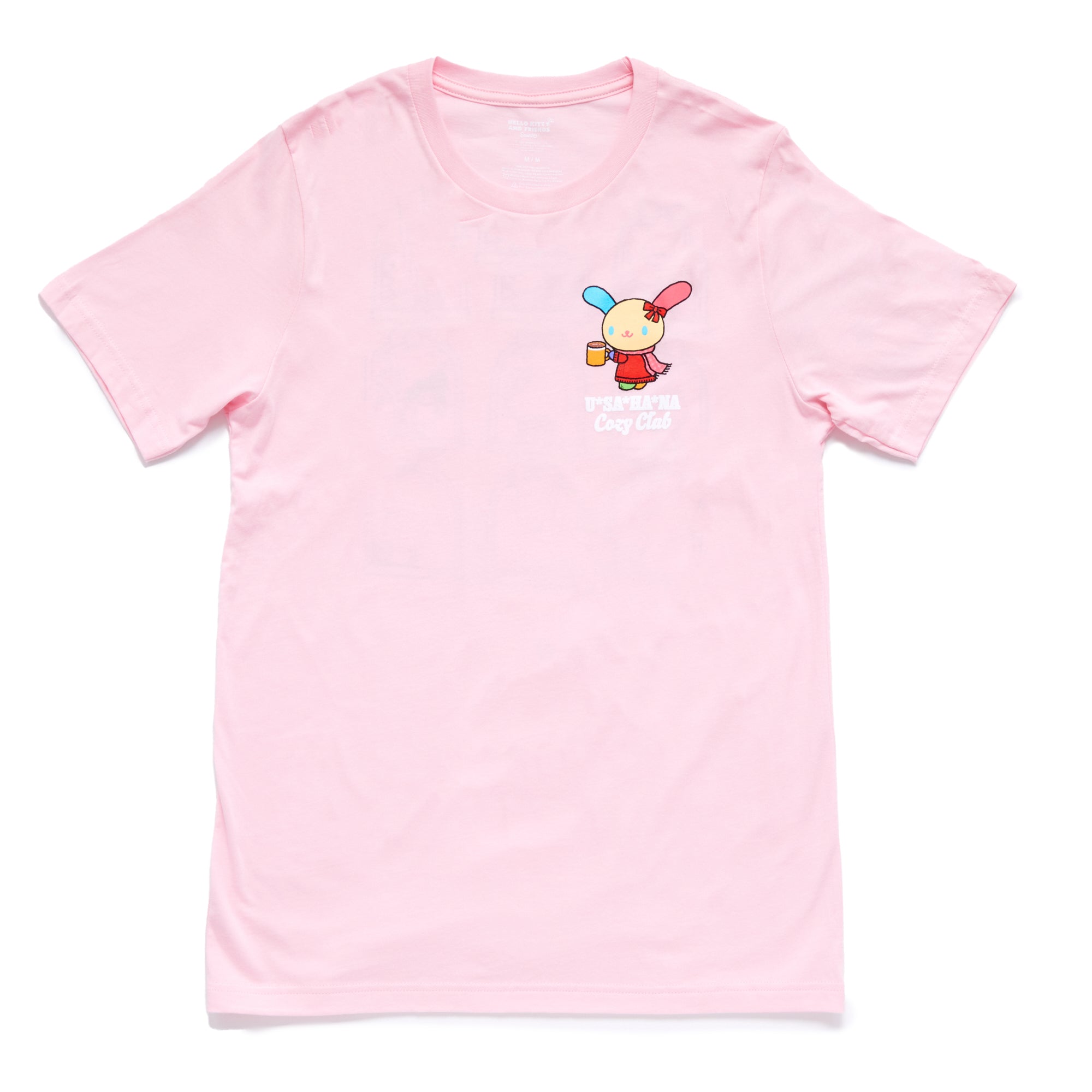 U*SA*HA*NA Adult Cozy Club Tee (Pink)