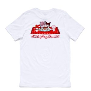 Kuromi Adult Sharing Cozy Moments Tee (White)
