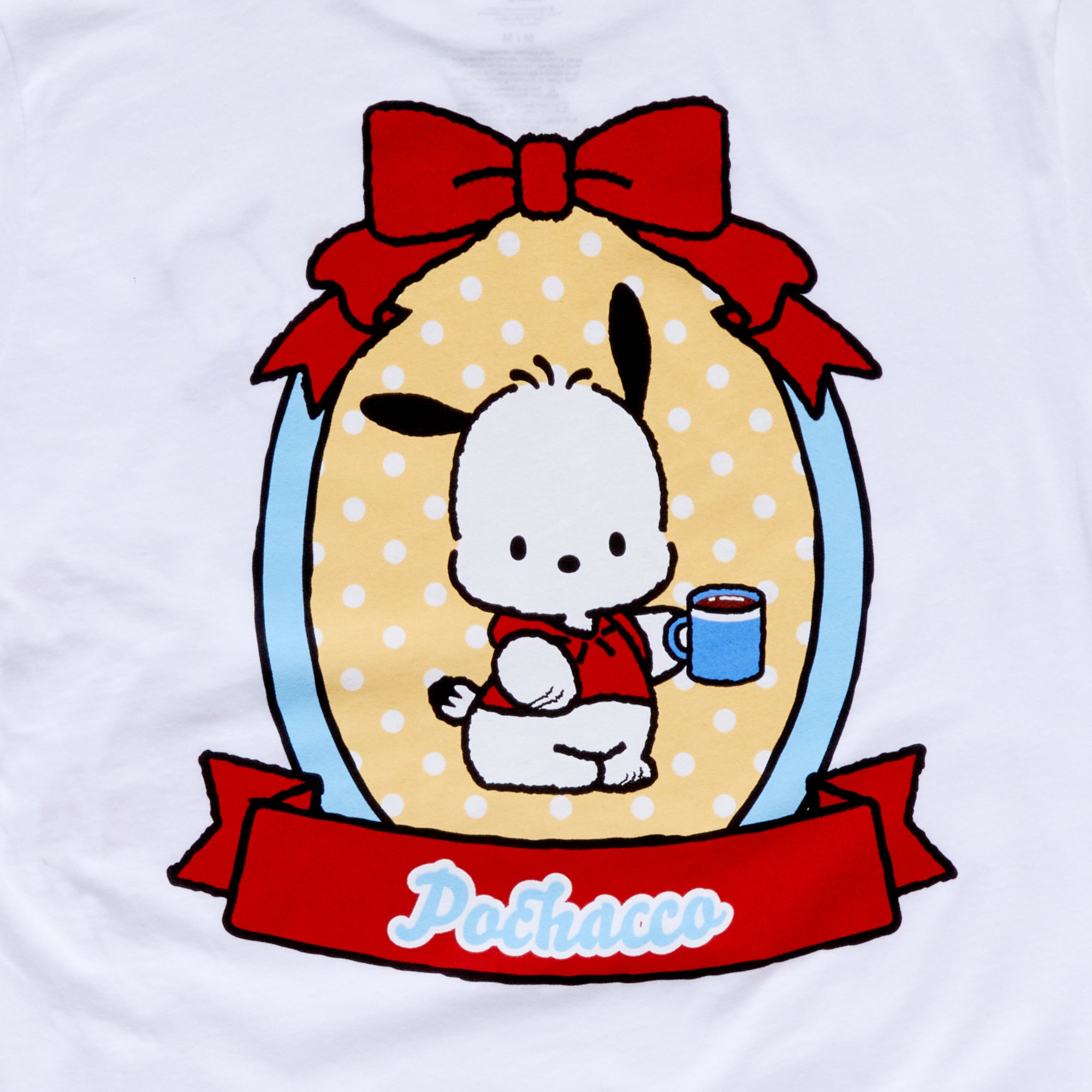 Pochacco & Pi-Chan Adult Tee (White) - Image 3