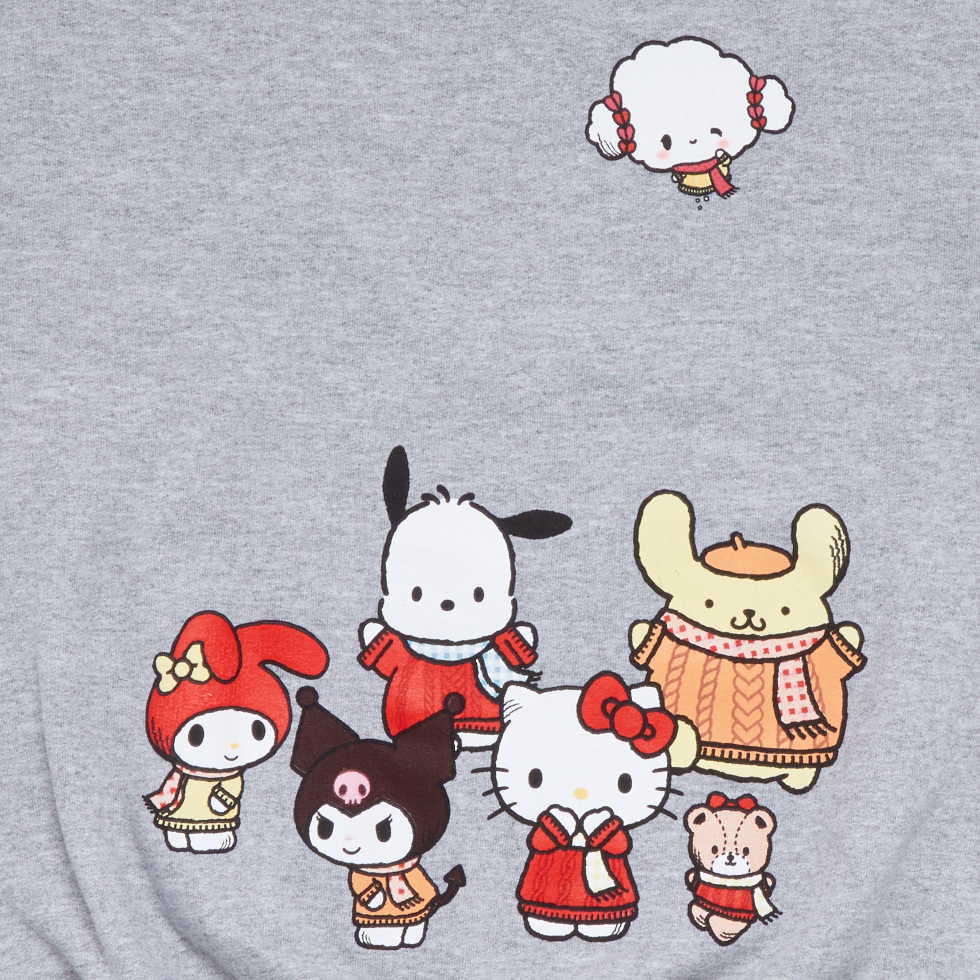 Hello Kitty and Friends Big Kids Cozy Fleece Loungewear Set (Heather) - Image 2
