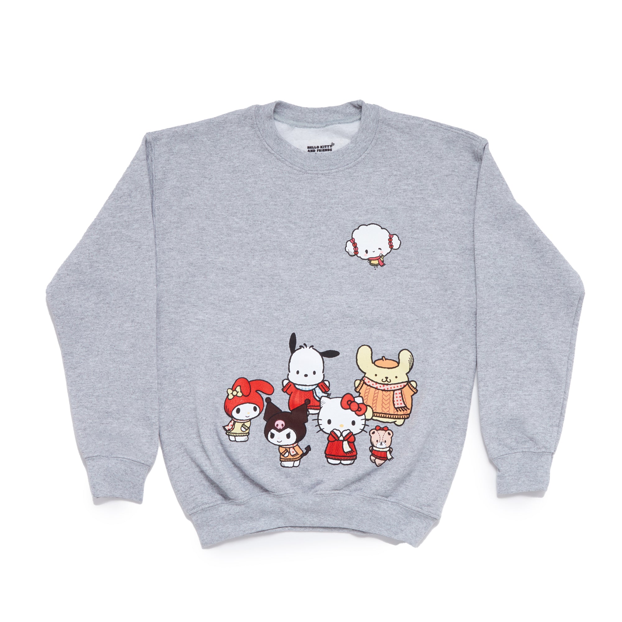 Hello Kitty and Friends Big Kids Cozy Fleece Loungewear Set (Heather) - Image 3