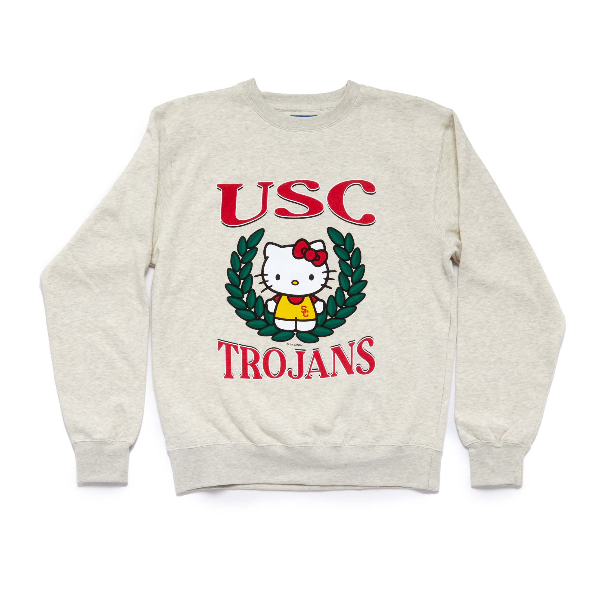 Hello Kitty x USC Trojans Two Ways Sweatshirt (Oatmeal)