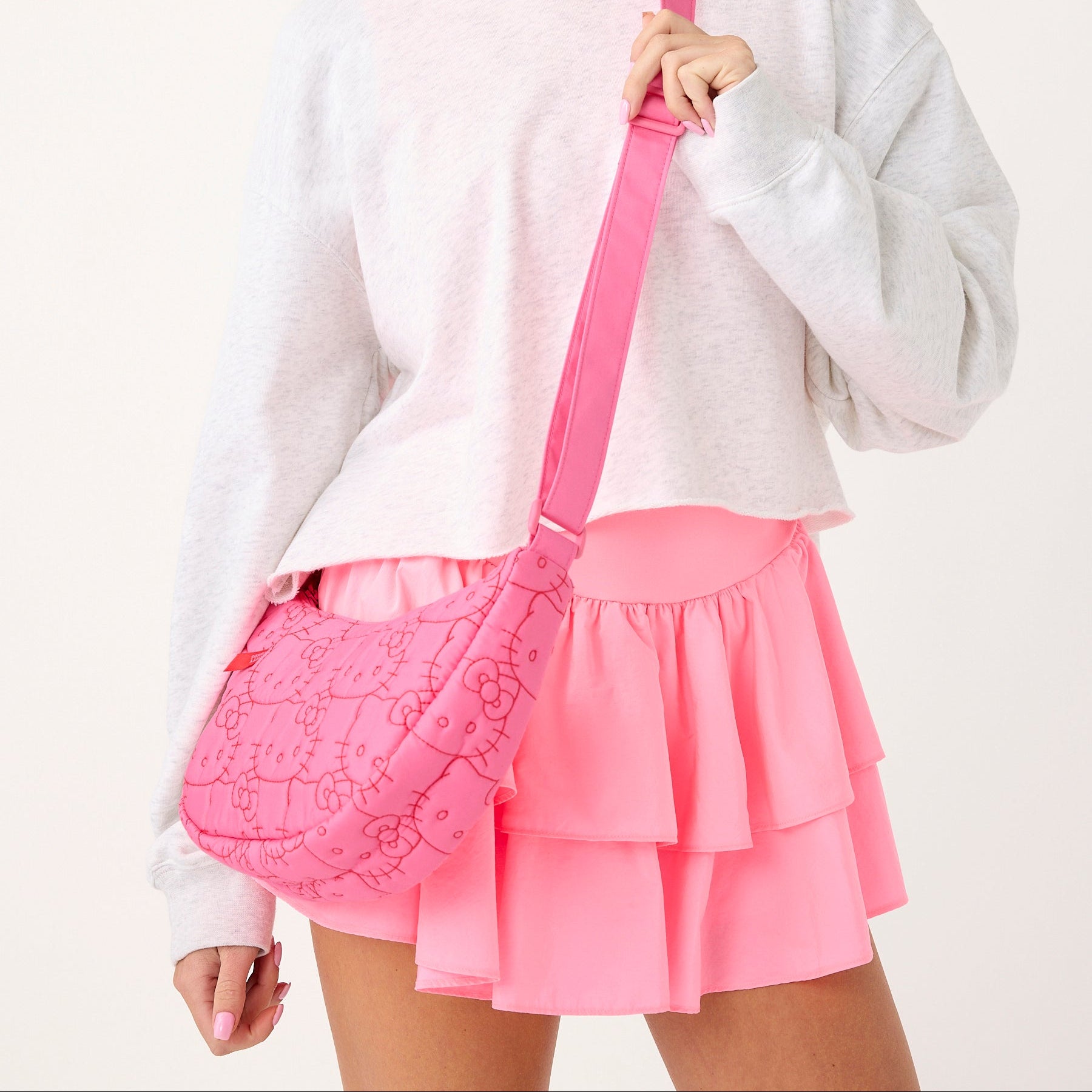 Hello Kitty x Vera Bradley Kimmel Sling Crossbody (Pink) - Image 2