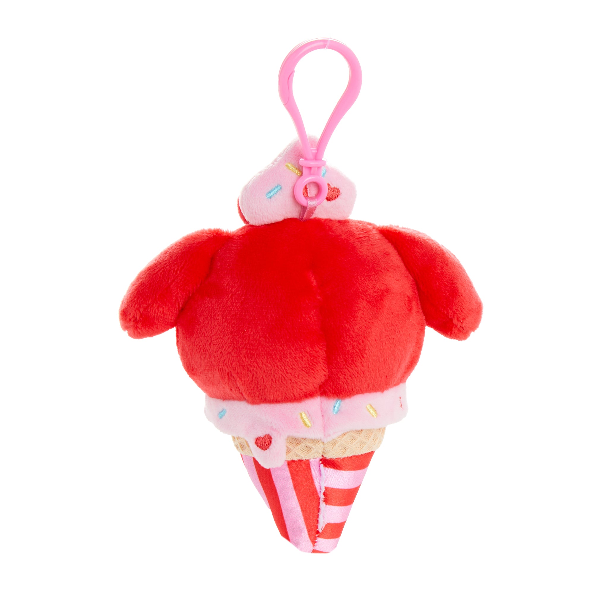 My Melody Plush Mascot Clip (Ice Cream Treat Series) - Image 4