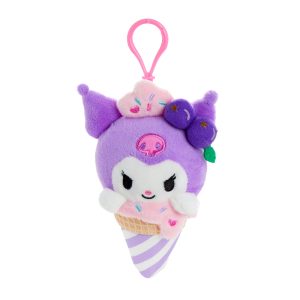 Kuromi Plush Mascot Clip (Ice Cream Treat Series)