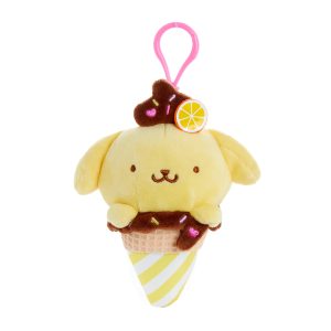 Pompompurin Plush Mascot Clip (Ice Cream Treat Series)