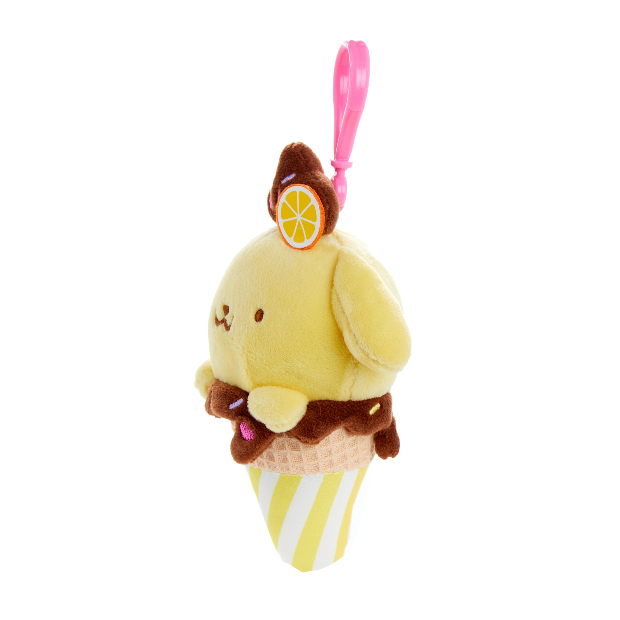 Pompompurin Plush Mascot Clip (Ice Cream Treat Series) - Image 3