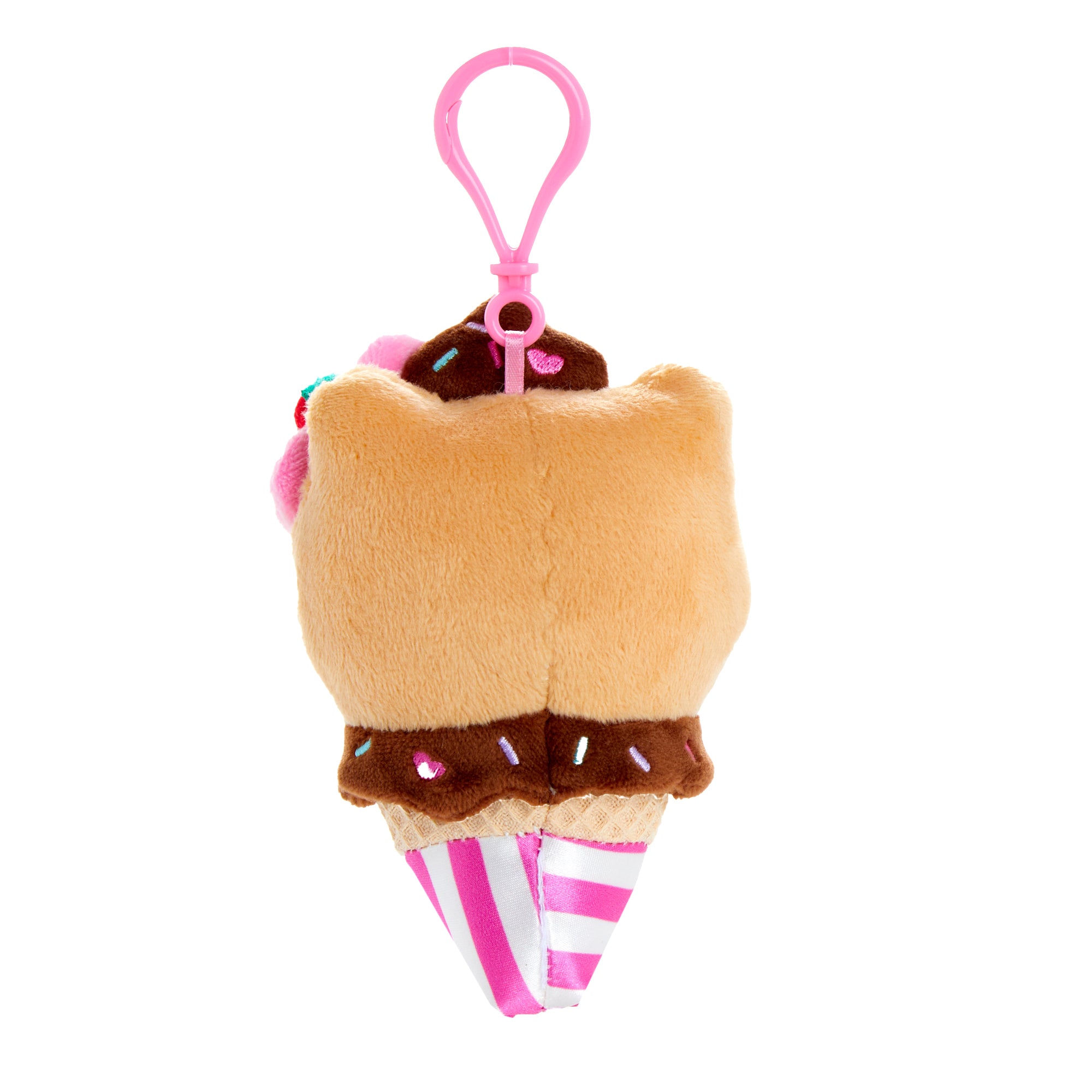 Hello Kitty Mocha Plush Mascot Clip (Ice Cream Treat Series) - Image 4