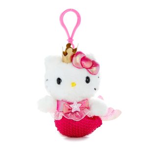 Hello Kitty Plush Mascot Clip (Mermaid Shimmer Series)