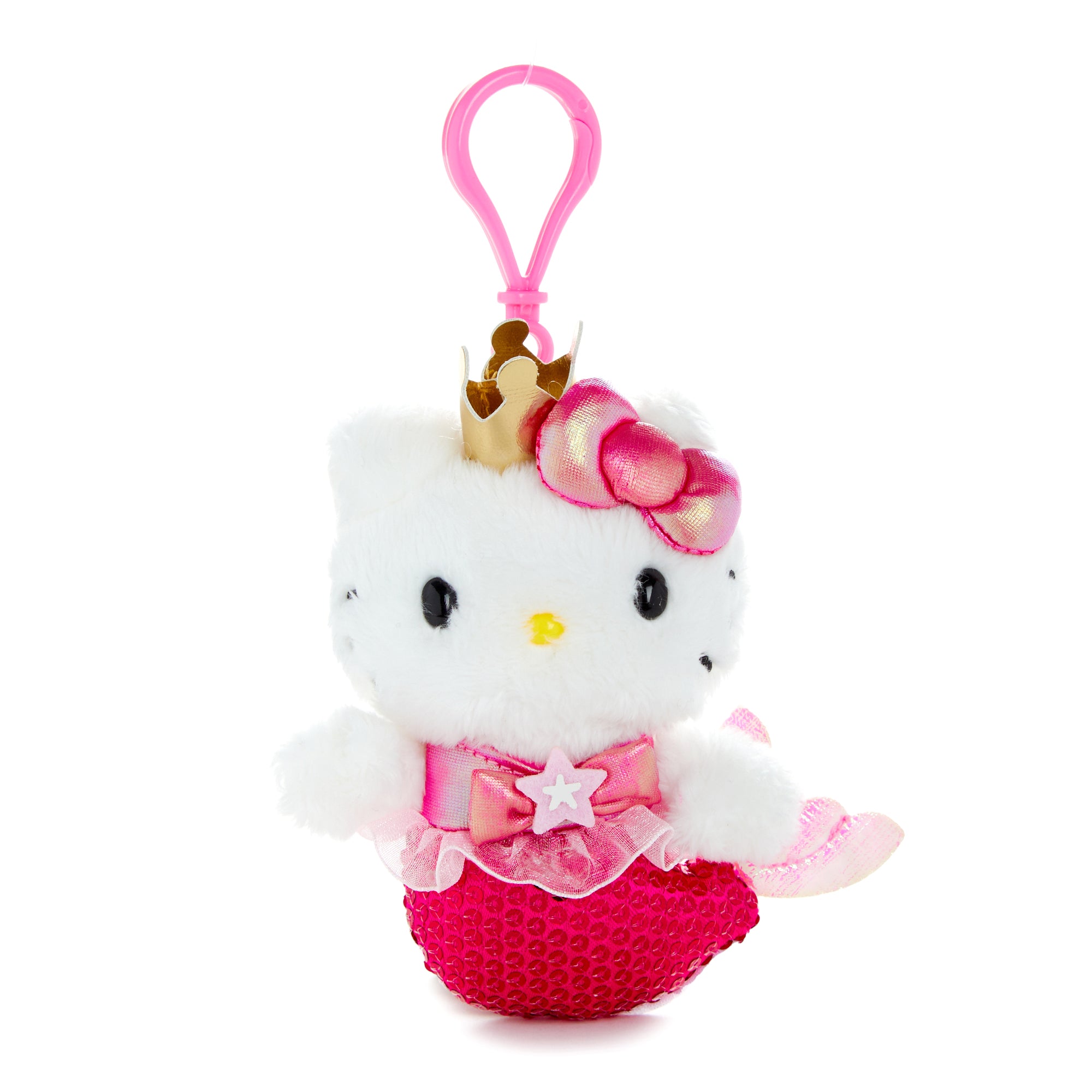 Hello Kitty Plush Mascot Clip (Mermaid Shimmer Series)