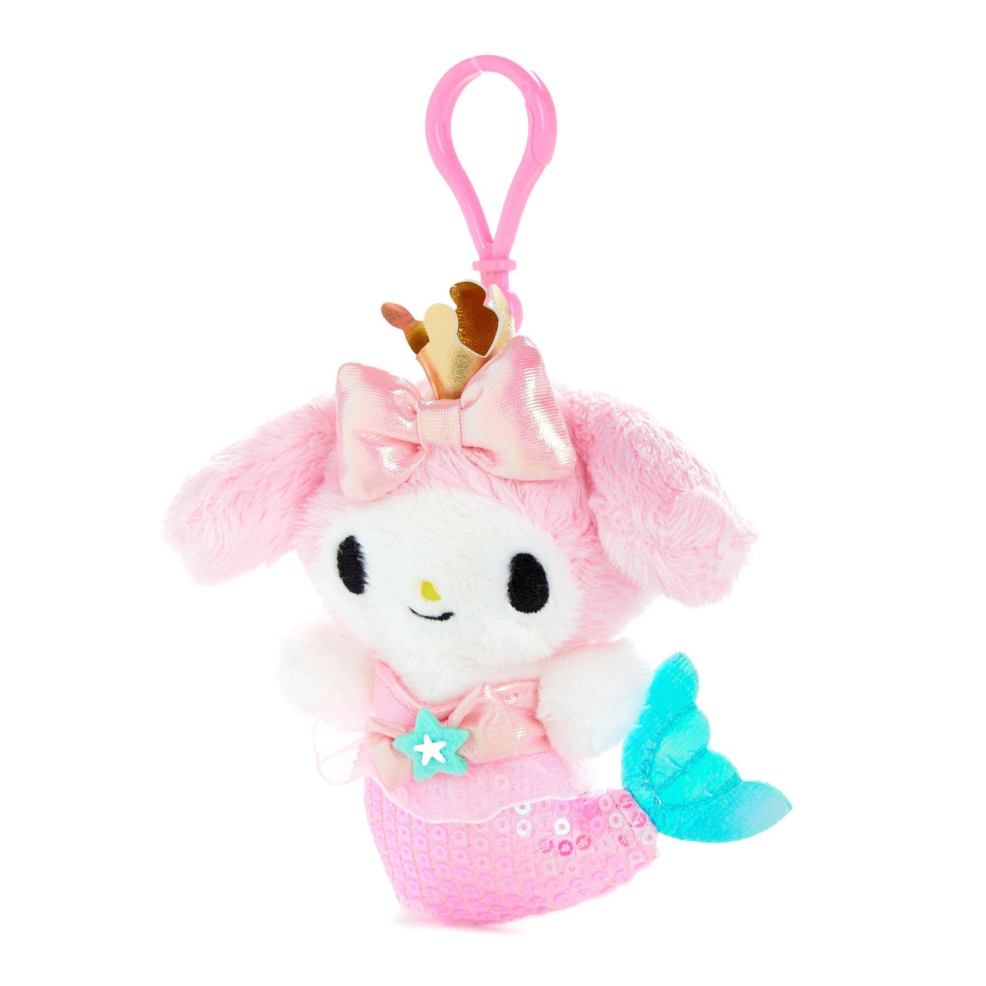 My Melody Plush Mascot Clip (Mermaid Shimmer Series) - Image 2