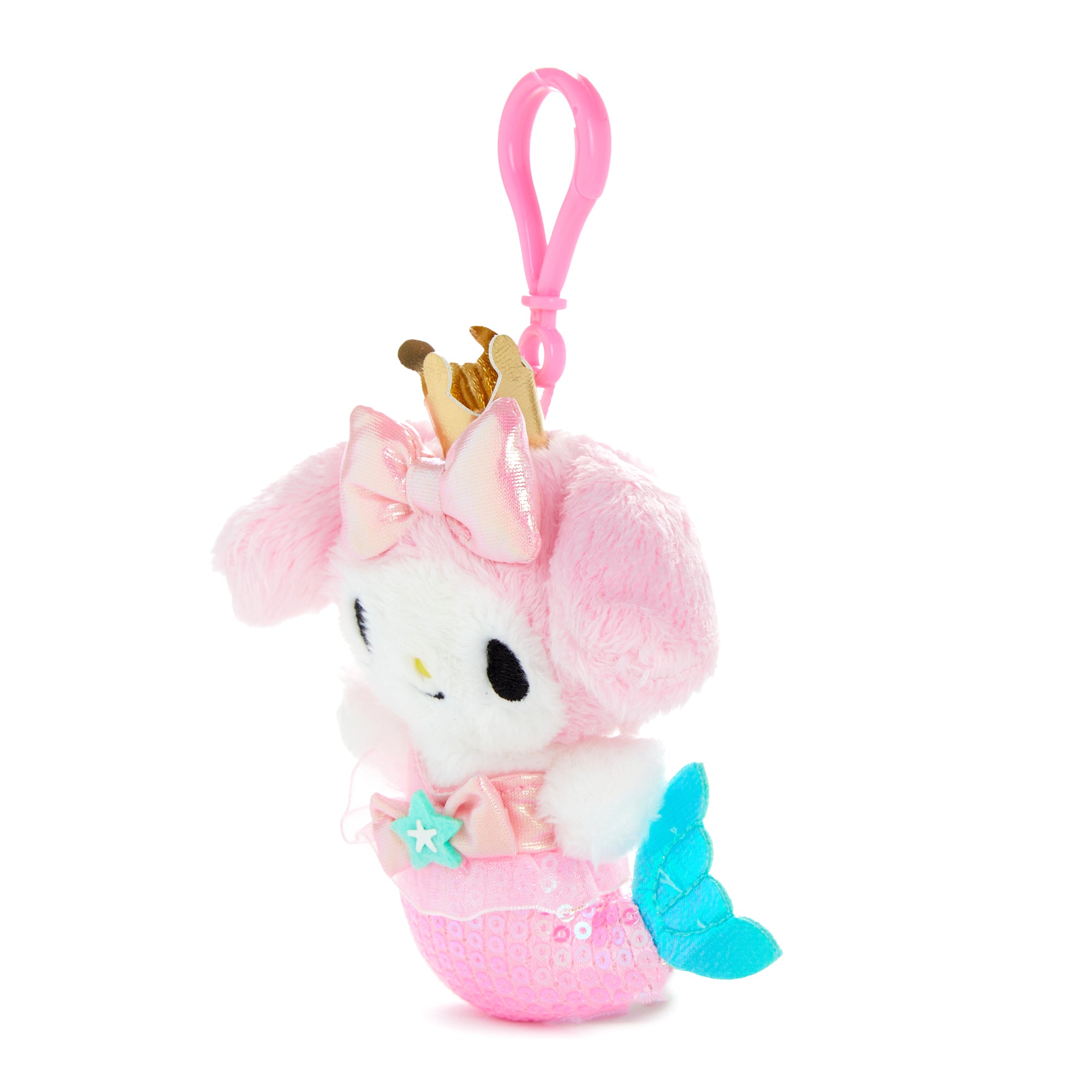 My Melody Plush Mascot Clip (Mermaid Shimmer Series) - Image 3
