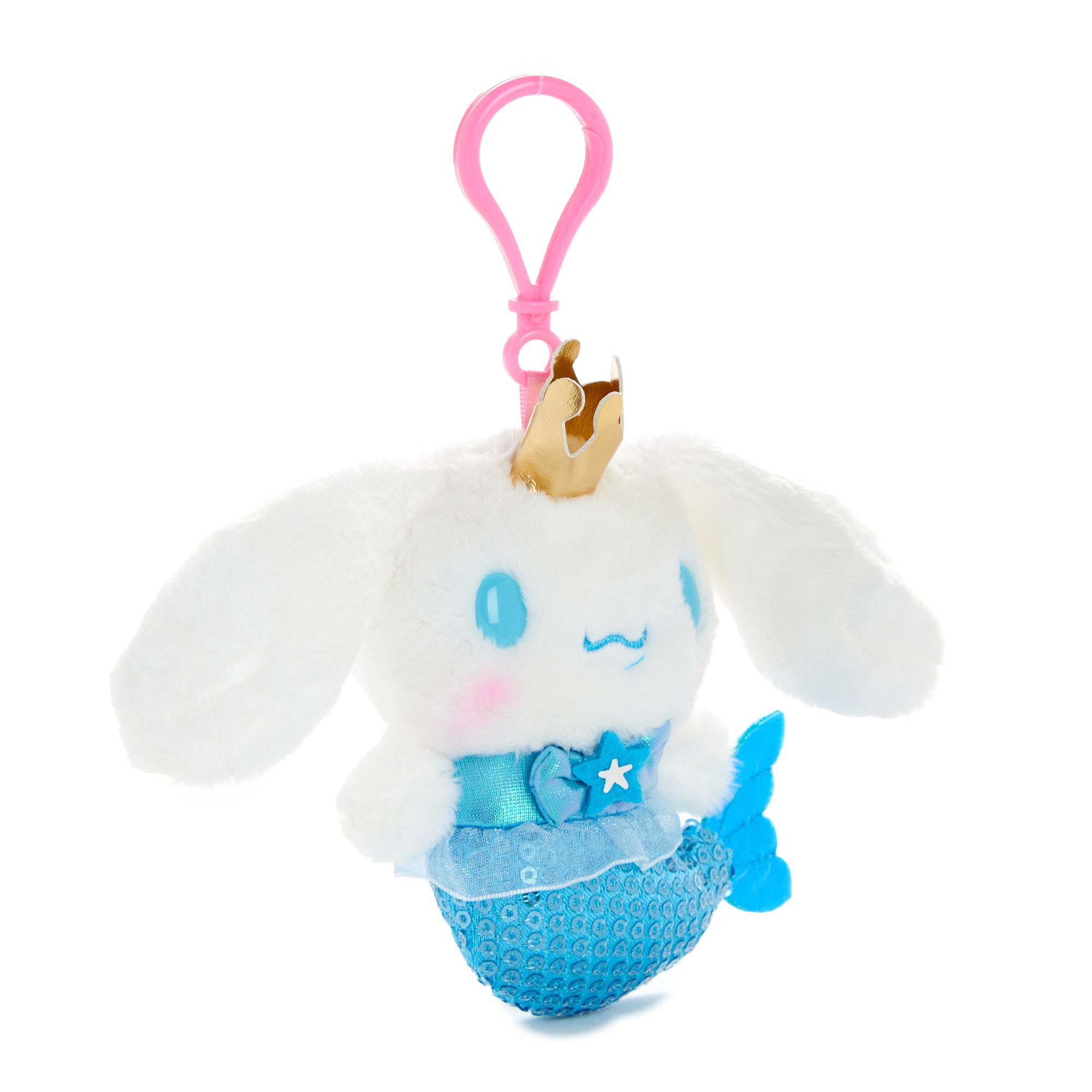 Cinnamoroll Plush Mascot Clip (Mermaid Shimmer Series) - Image 3