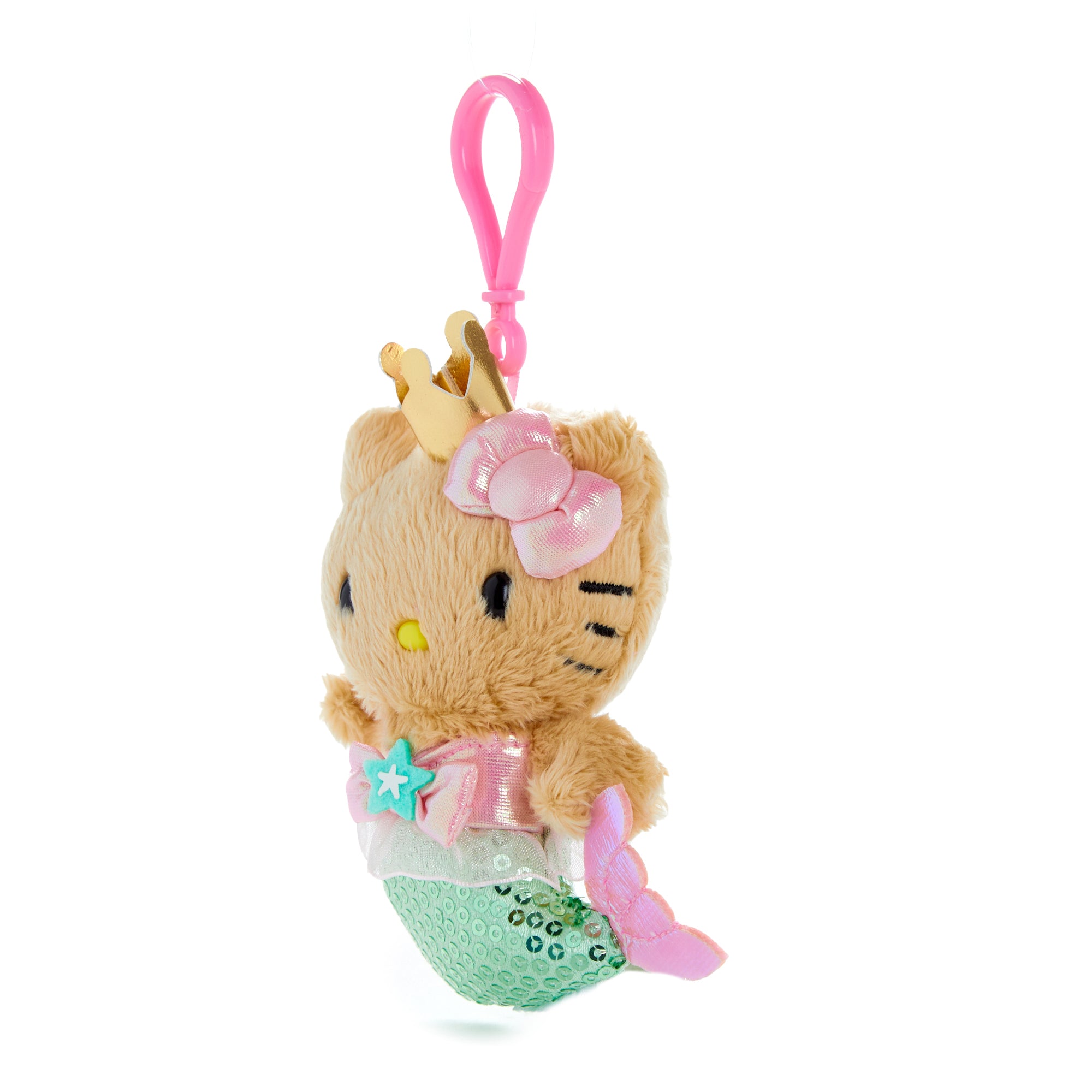Hello Kitty Sun-Tanned Plush Mascot Clip (Mermaid Shimmer Series) - Image 2
