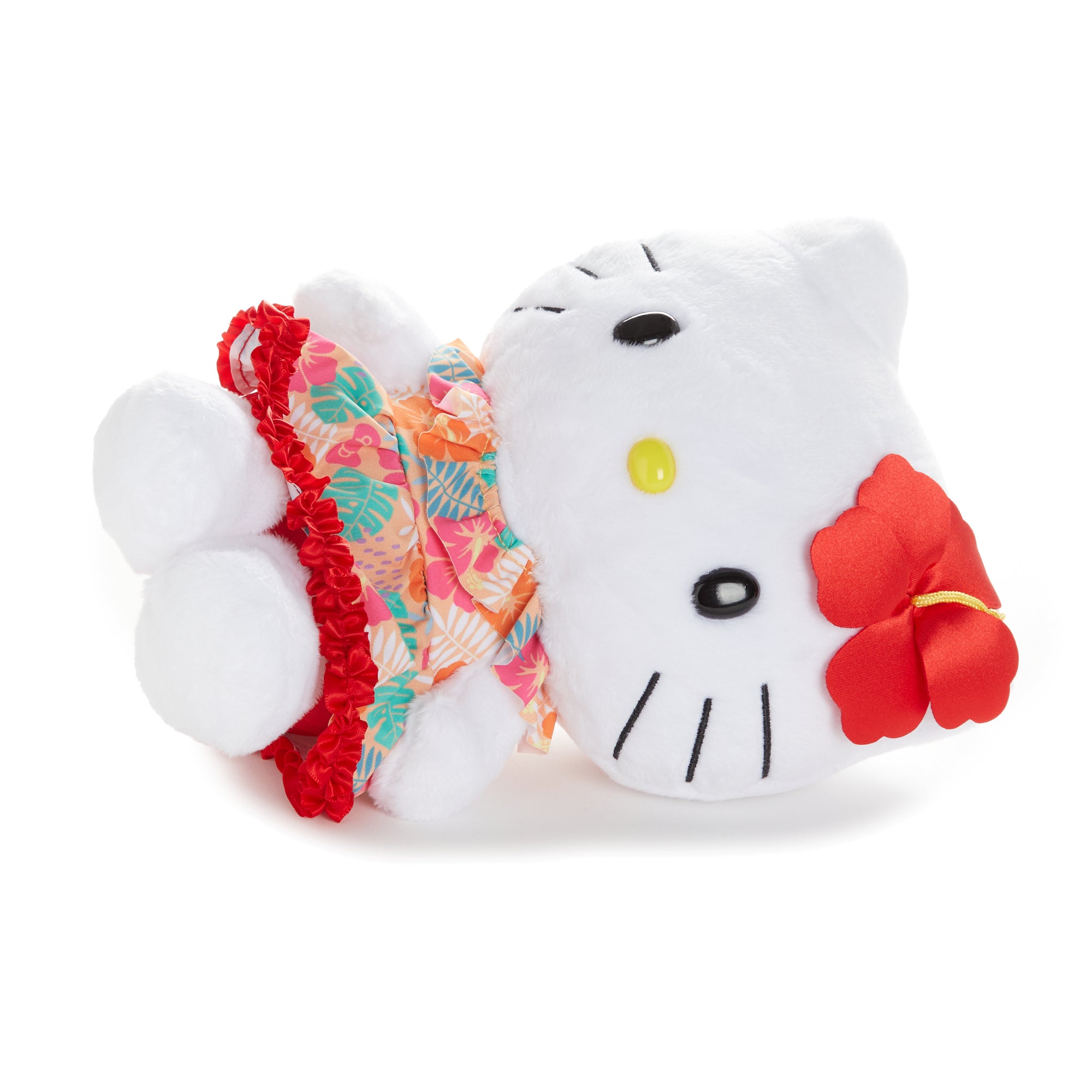 Hello Kitty 8 White Plush (Island Hibiscus Series) - Image 4