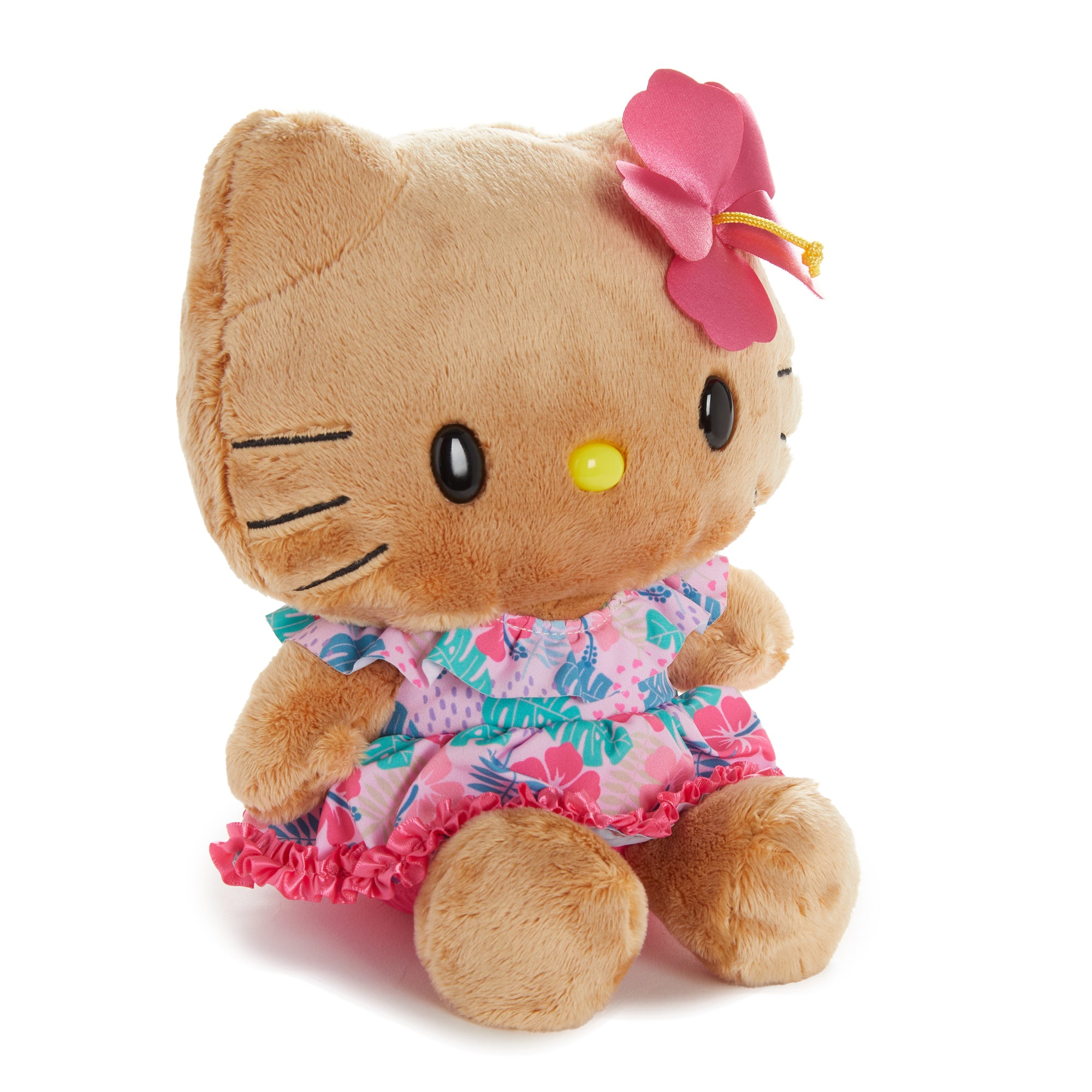 Hello Kitty 8 Tan Plush (Island Hibiscus Series) - Image 2