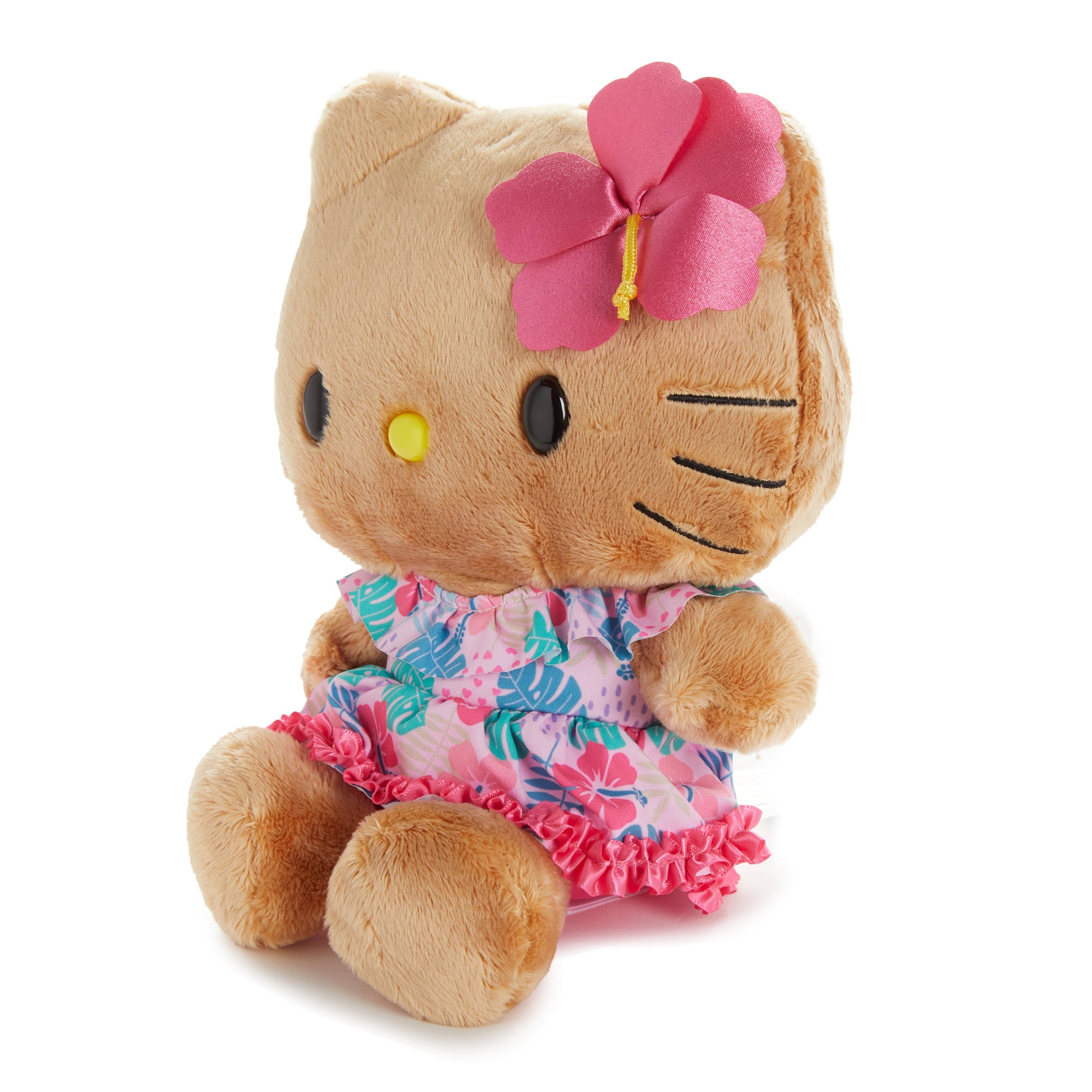 Hello Kitty 8 Tan Plush (Island Hibiscus Series) - Image 3