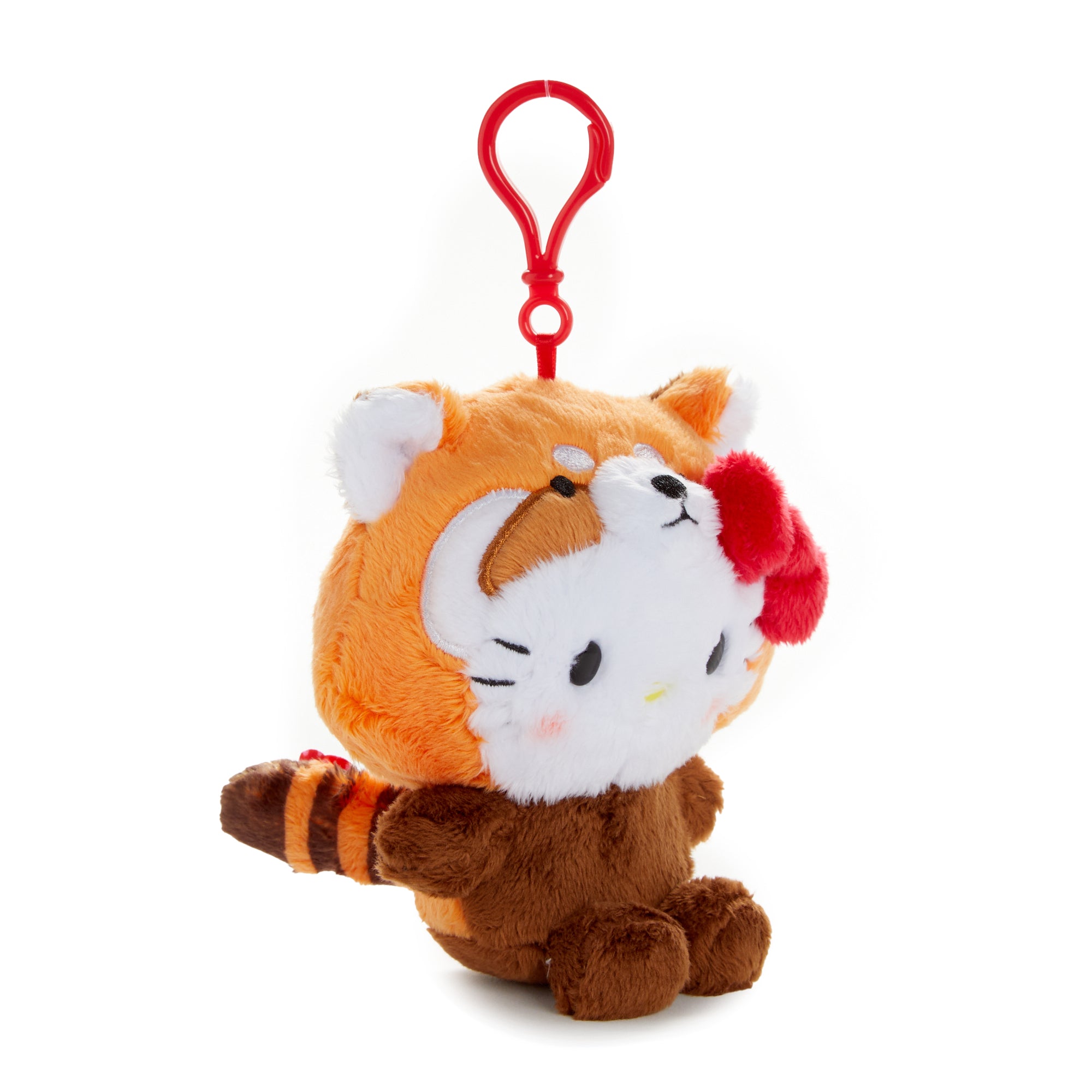 Hello Kitty Red Panda Plush Mascot Clip (Zoo Series) - Image 2