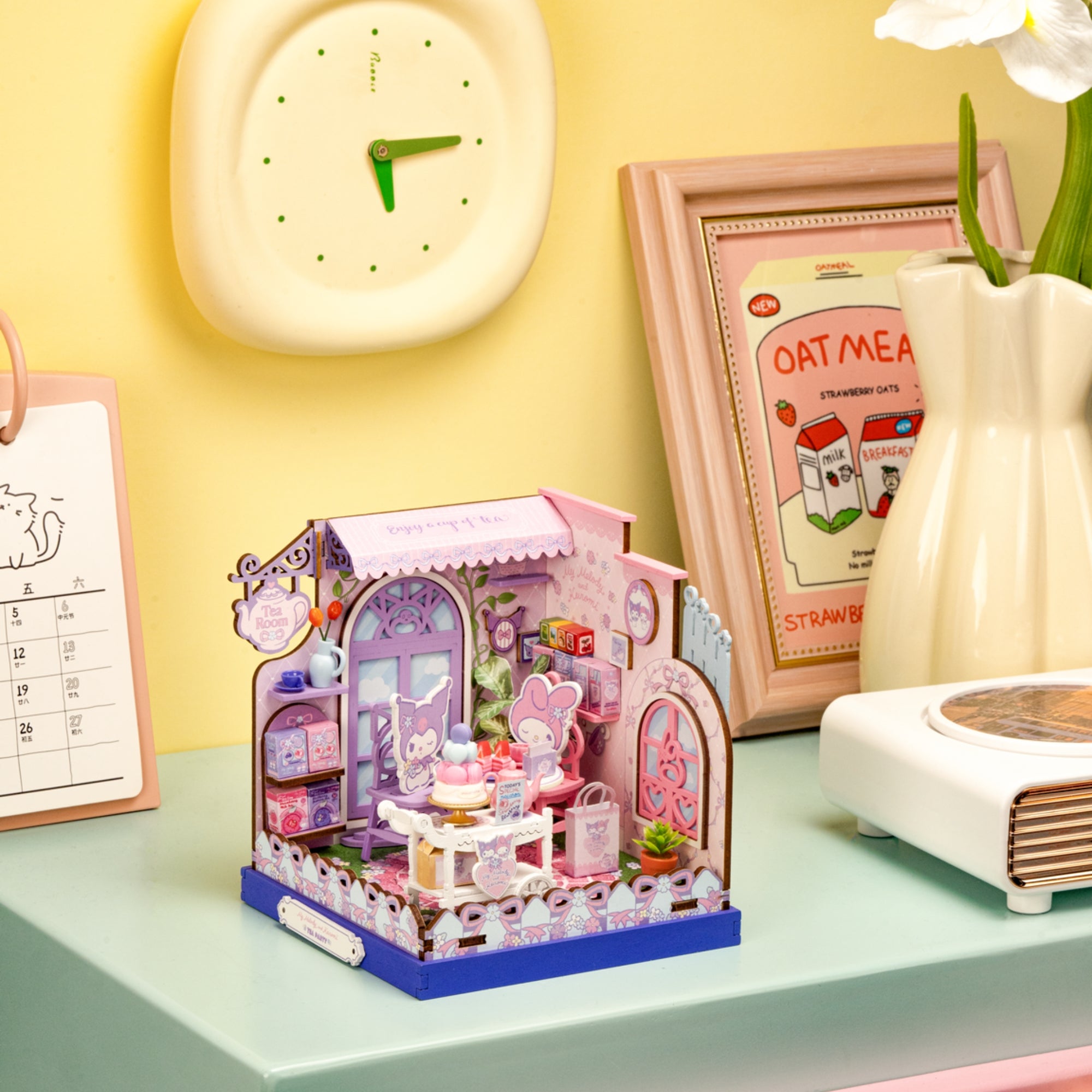My Melody & Kuromi Tea Party DIY Miniature House Kit - Image 5