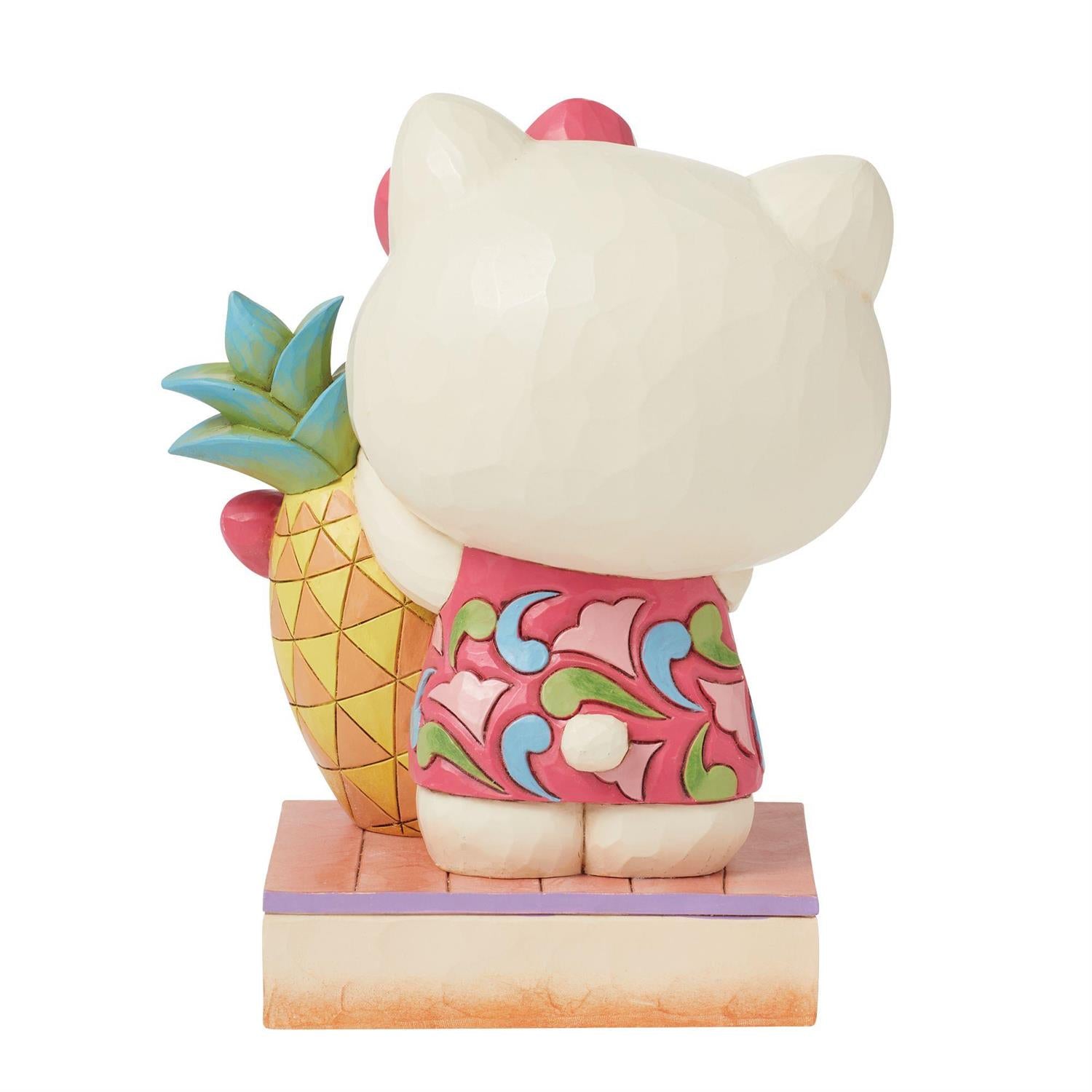 Hello Kitty Summer Pineapple Figurine (Jim Shore Sanrio Collection) - Image 3