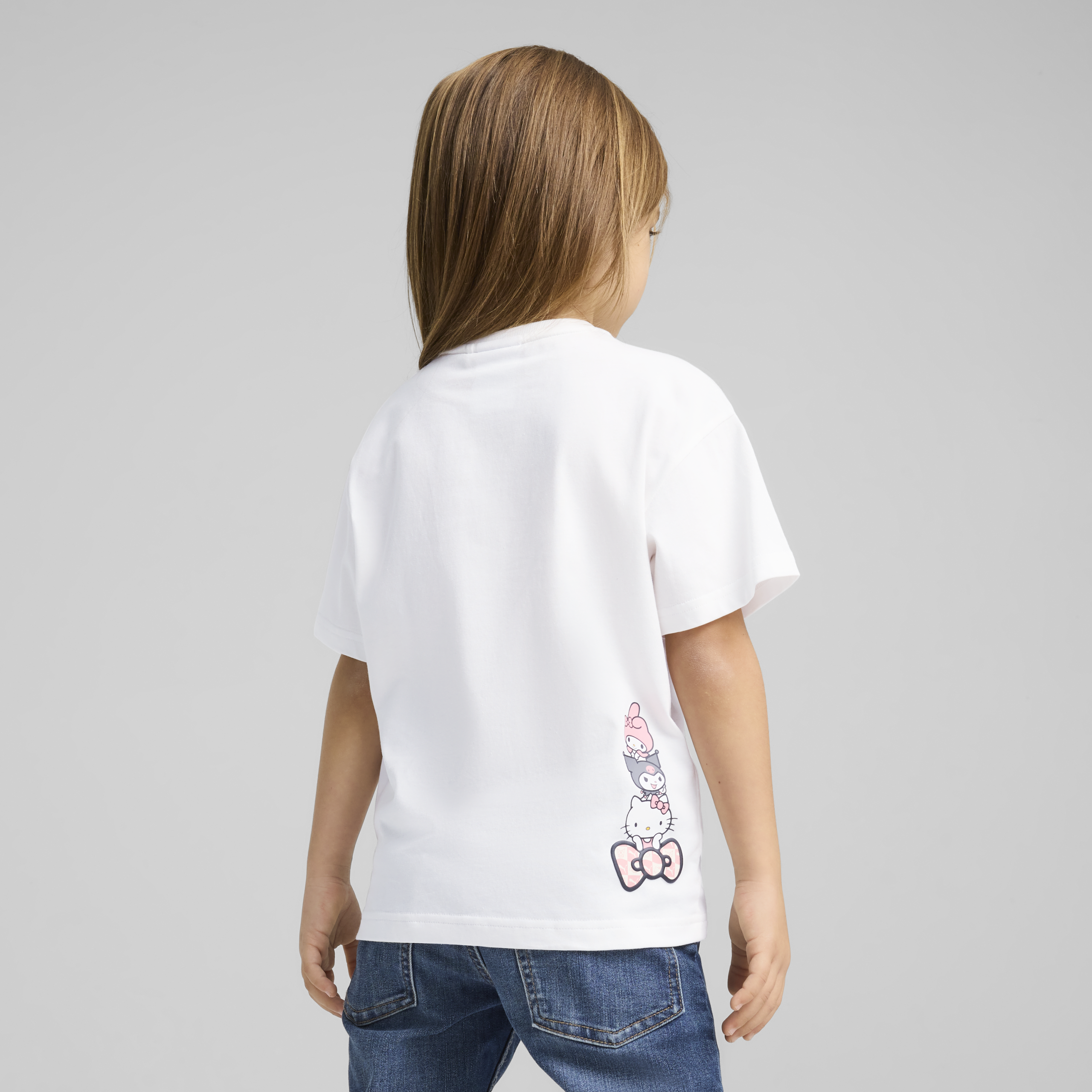Hello Kitty and Friends x PUMA Kids Relaxed Graphic Tee (PUMA White) - Image 2