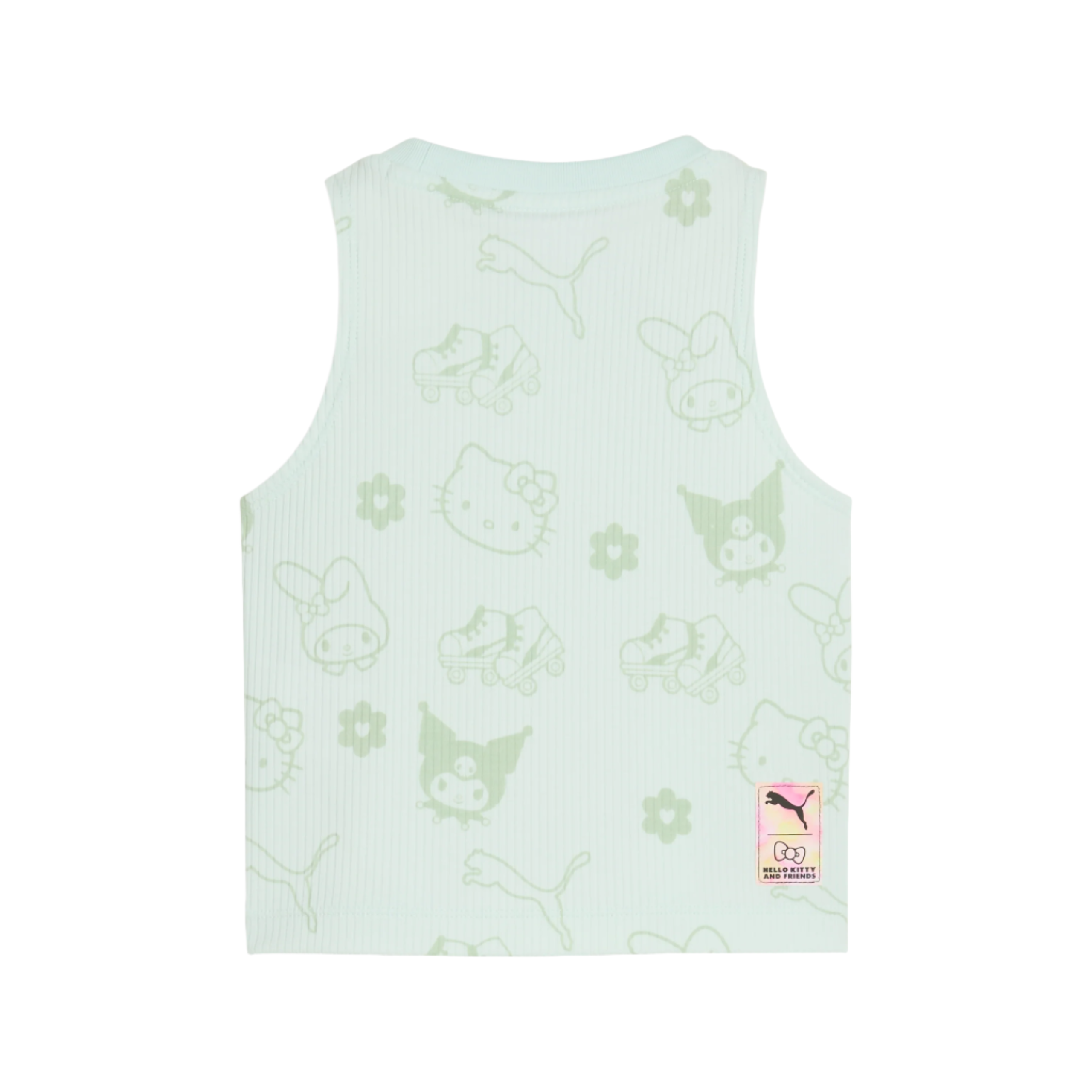 Hello Kitty and Friends x PUMA Kids Ribbed Tank Top (Peaceful Blue) - Image 2