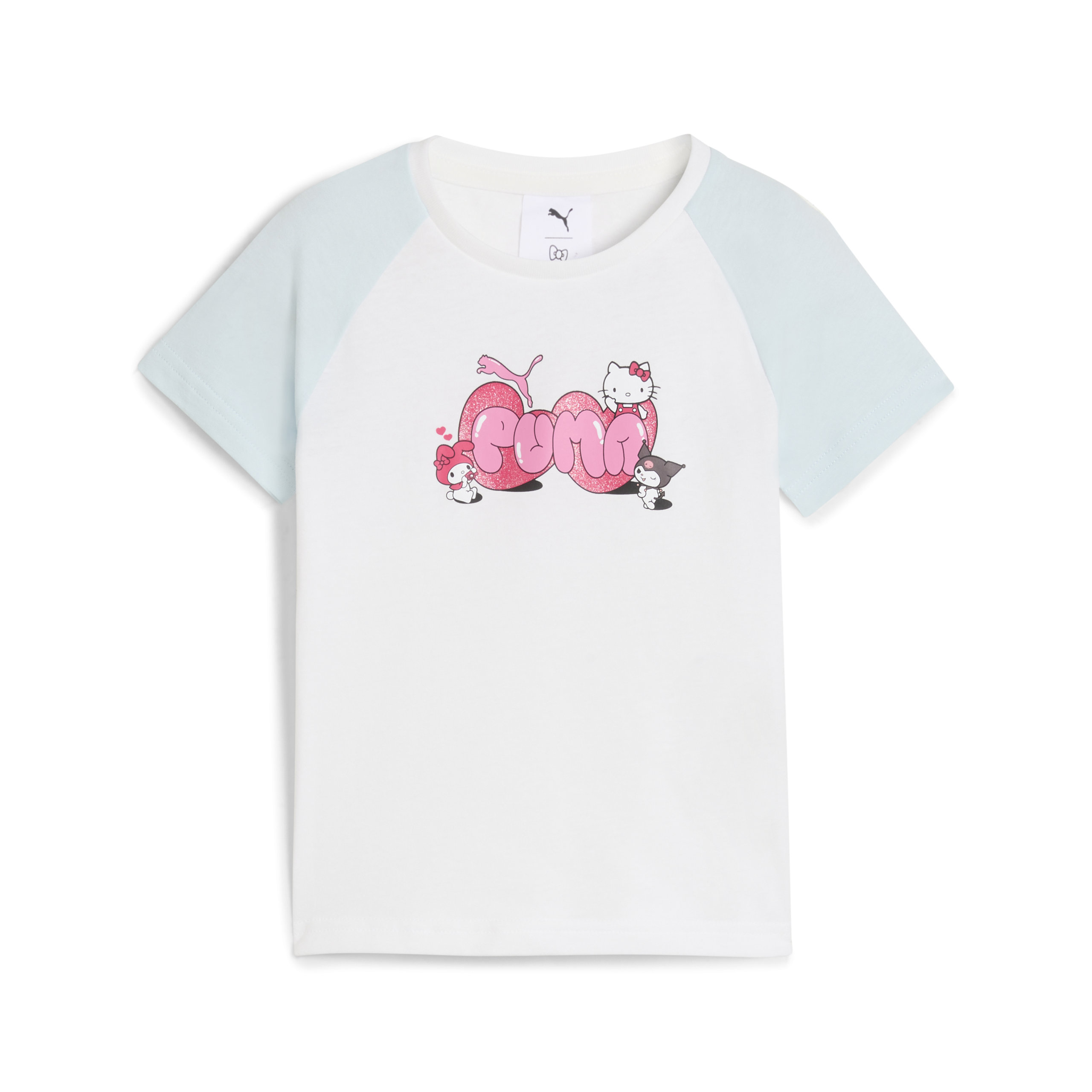 Hello Kitty and Friends x PUMA Kids Slim Graphic Tee (White) - Image 3