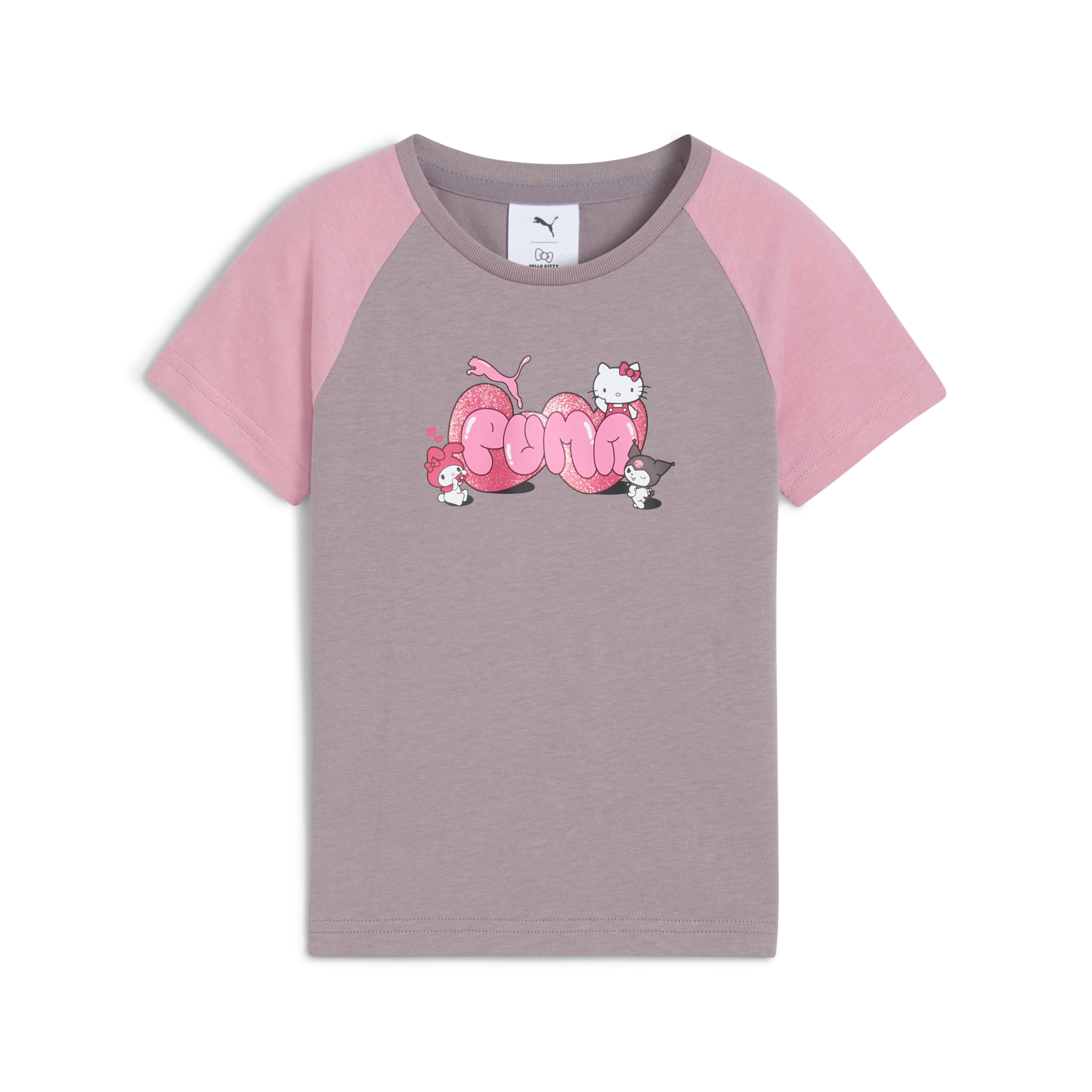Hello Kitty and Friends x PUMA Kids Slim Graphic Tee (Plum Jam) - Image 5