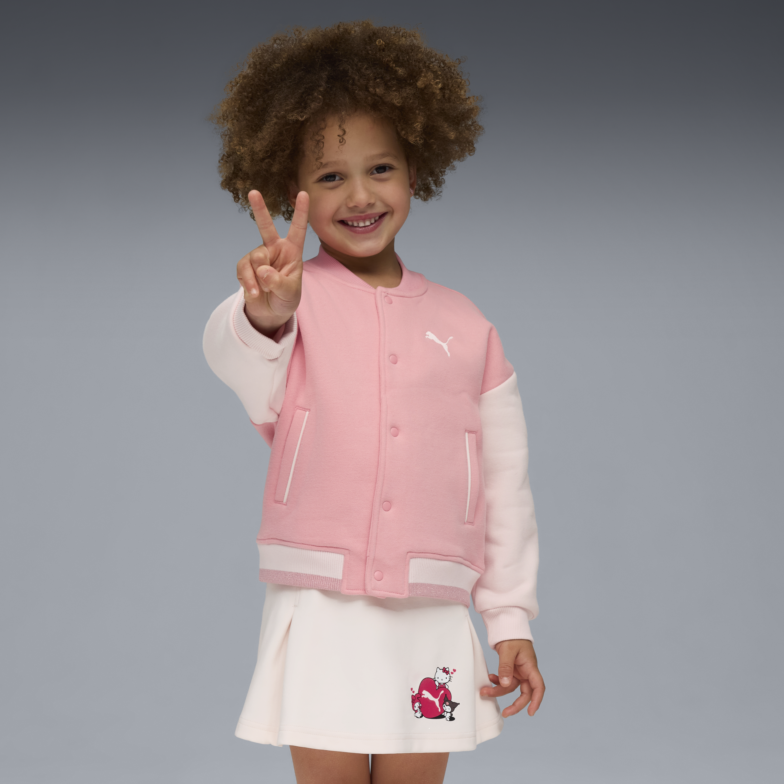 Hello Kitty and Friends x PUMA Kids Bomber Jacket (Pinkscape) - Image 2