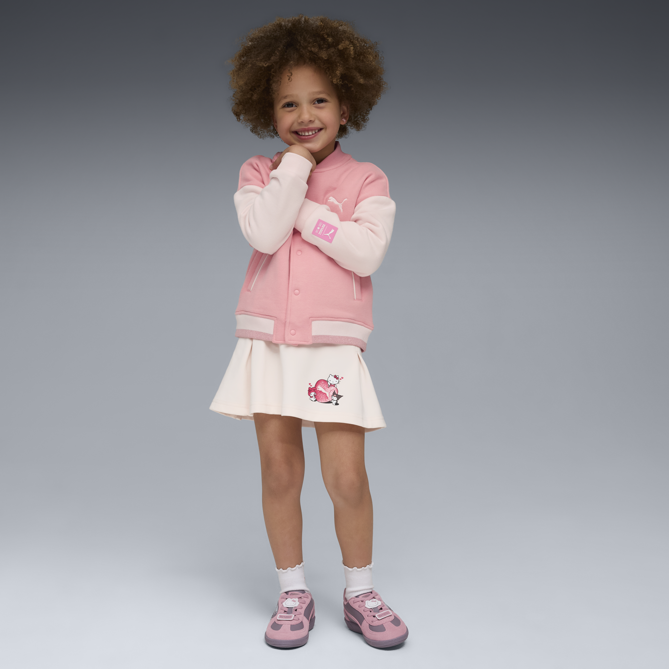 Hello Kitty and Friends x PUMA Kids Bomber Jacket (Pinkscape) - Image 5