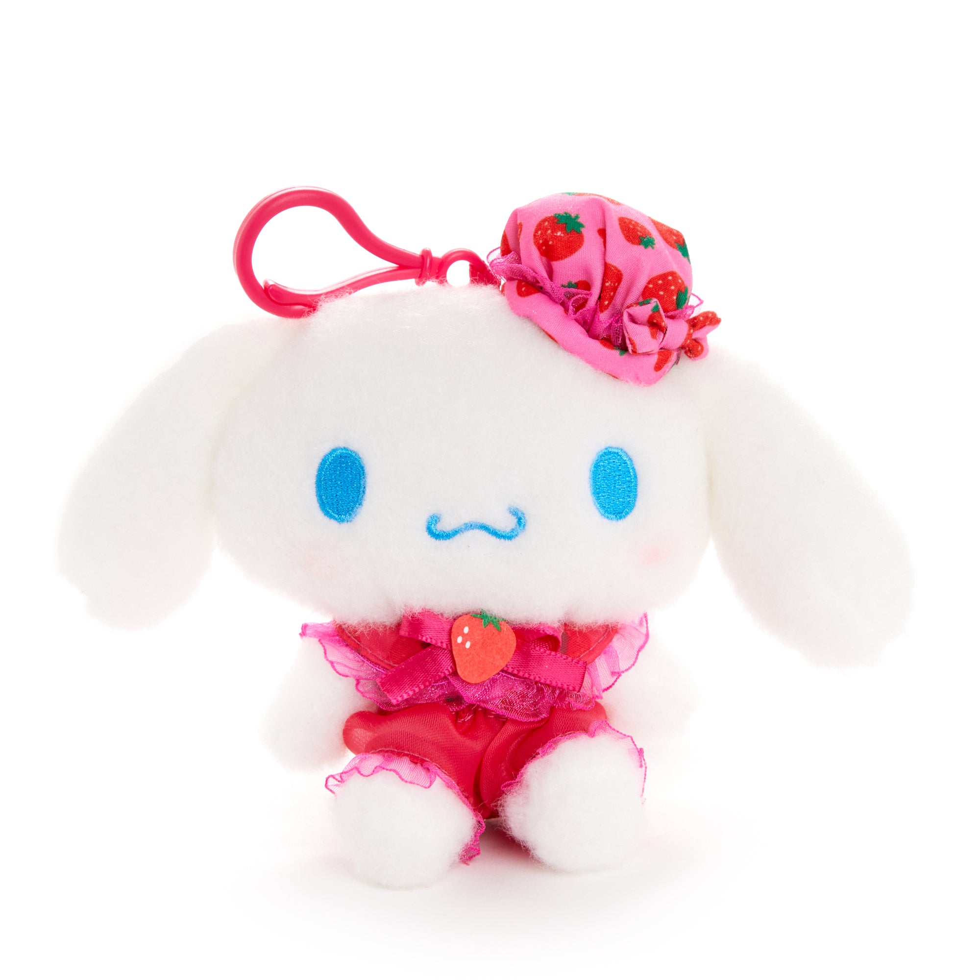 Cinnamoroll Plush Mascot Clip (Strawberry Treat Series) - Image 3