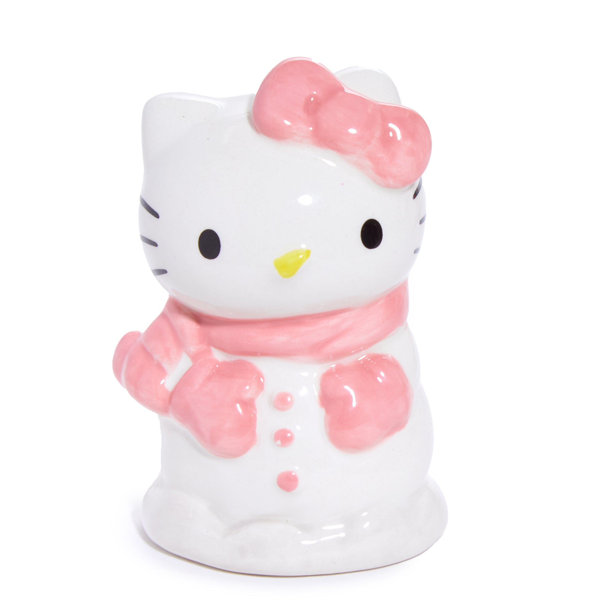 Hello Kitty Ceramic Holiday Salt & Pepper Set (Snow Play) - Image 5