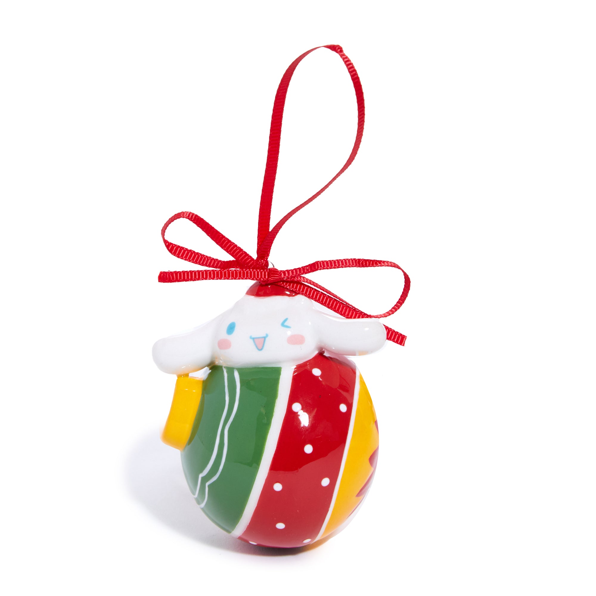 Hello Kitty and Cinnamoroll 2-pc Holiday Ceramic Ornament Set (Red) - Image 5