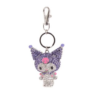 Kuromi Pave 3D Bling Keychain