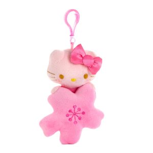 Hello Kitty Plush Mascot Clip (Blushing Sakura Series)