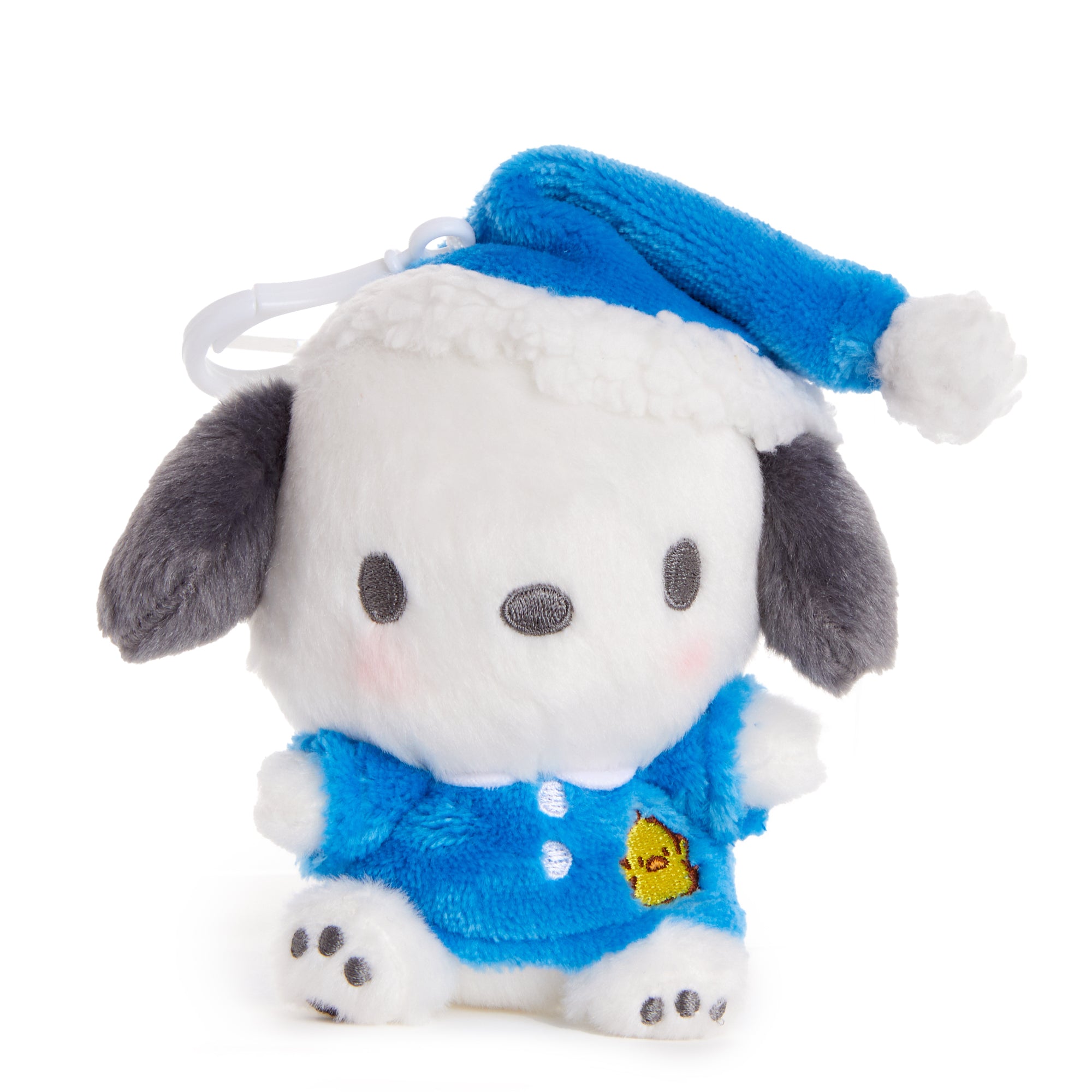 Pochacco Plush Mascot Clip (Sleepytime Series) - Image 3