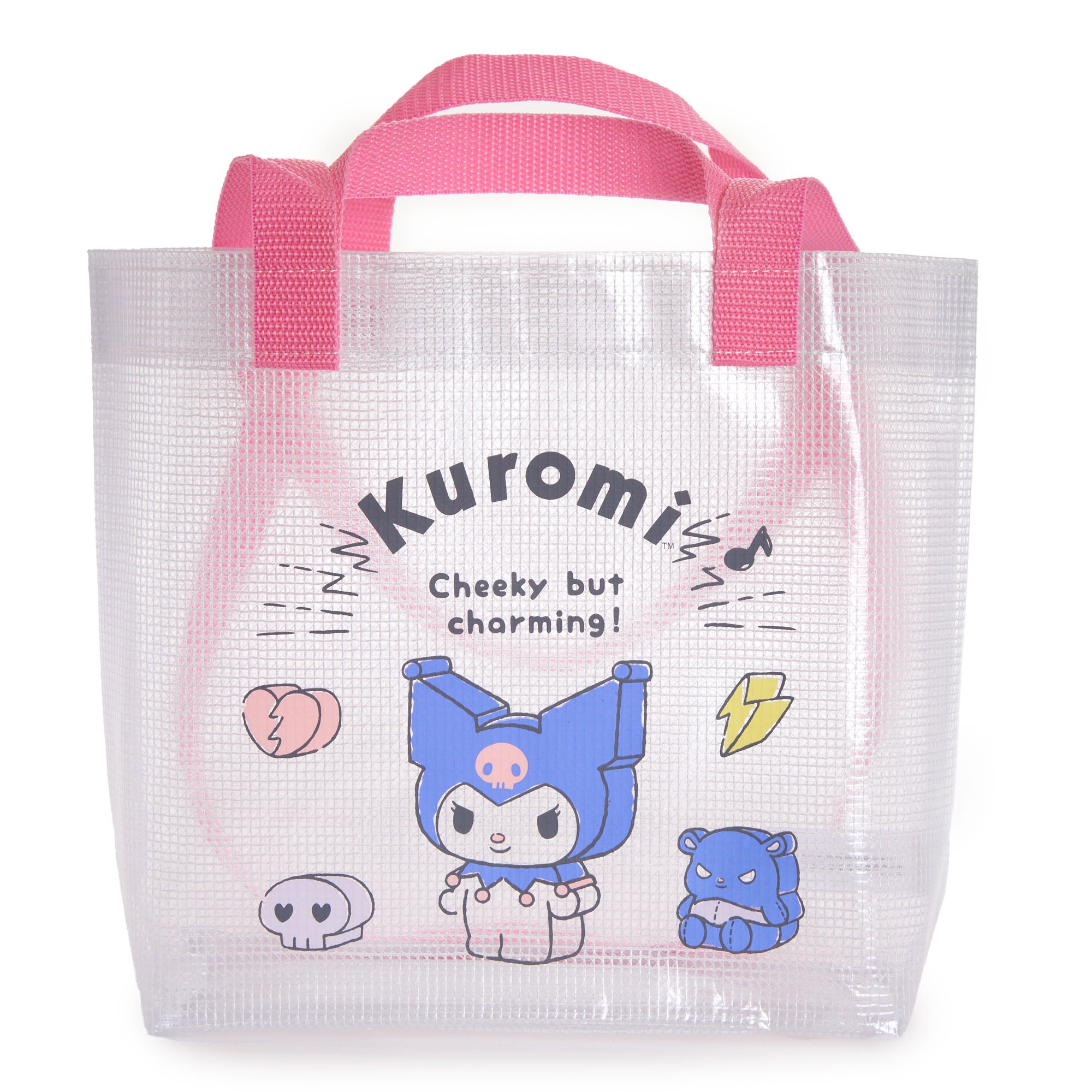 Kuromi 2-Way Vinyl Tote Bag (Besties Friend Series) - Image 2