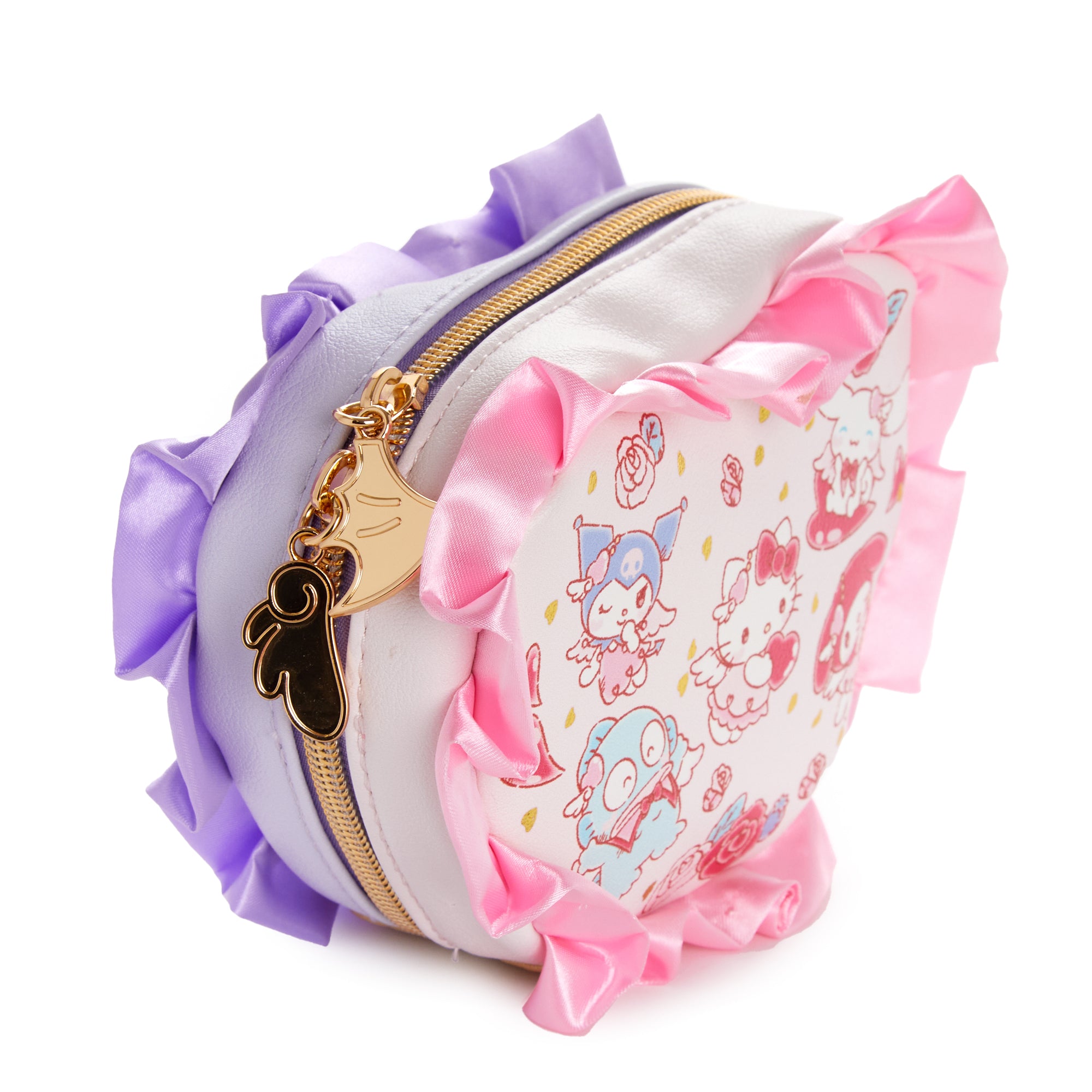 Sanrio Characters Mini Heart Zipper Pouch (Bright and Dark Angel Series) - Image 4