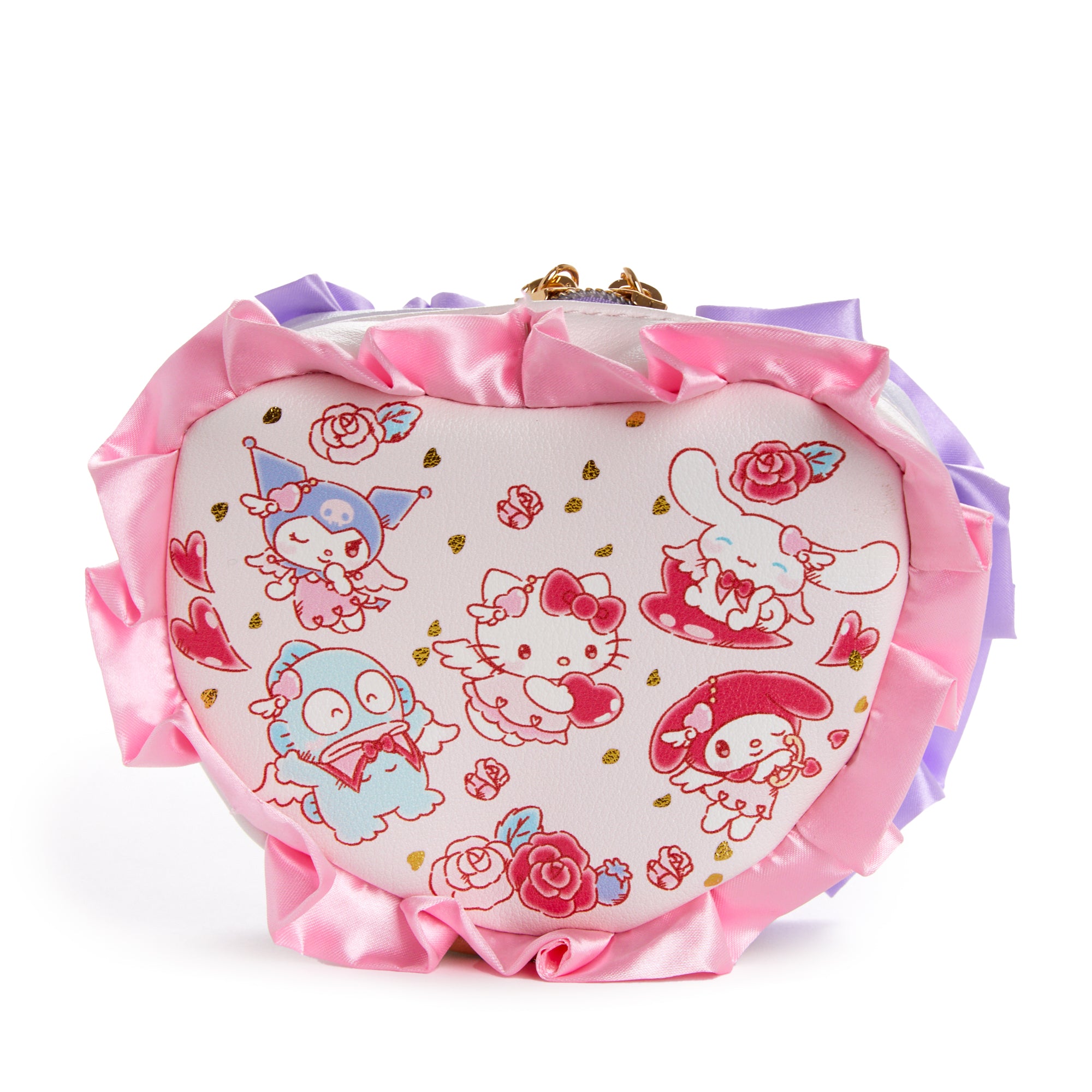 Sanrio Characters Mini Heart Zipper Pouch (Bright and Dark Angel Series) - Image 2