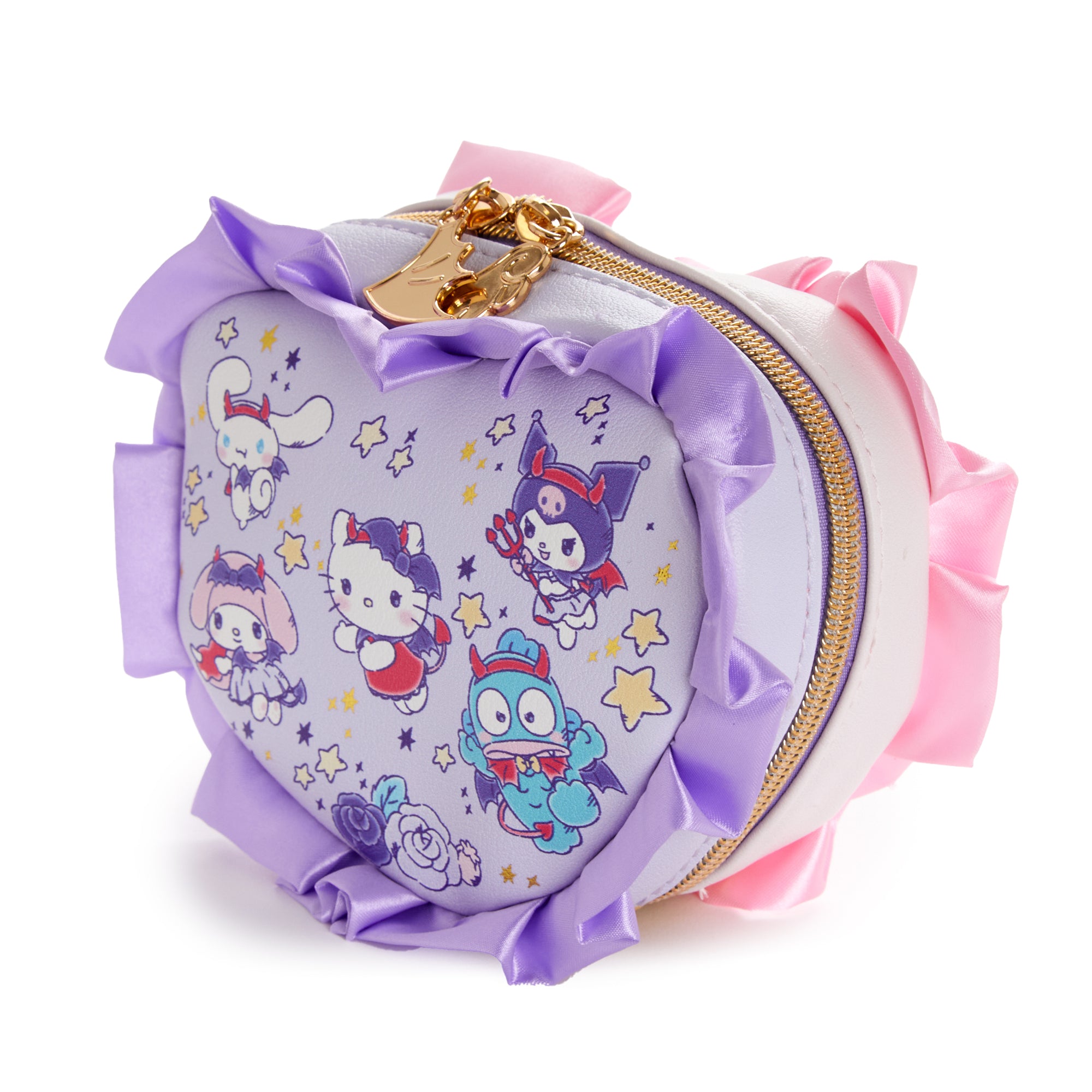 Sanrio Characters Mini Heart Zipper Pouch (Bright and Dark Angel Series) - Image 5
