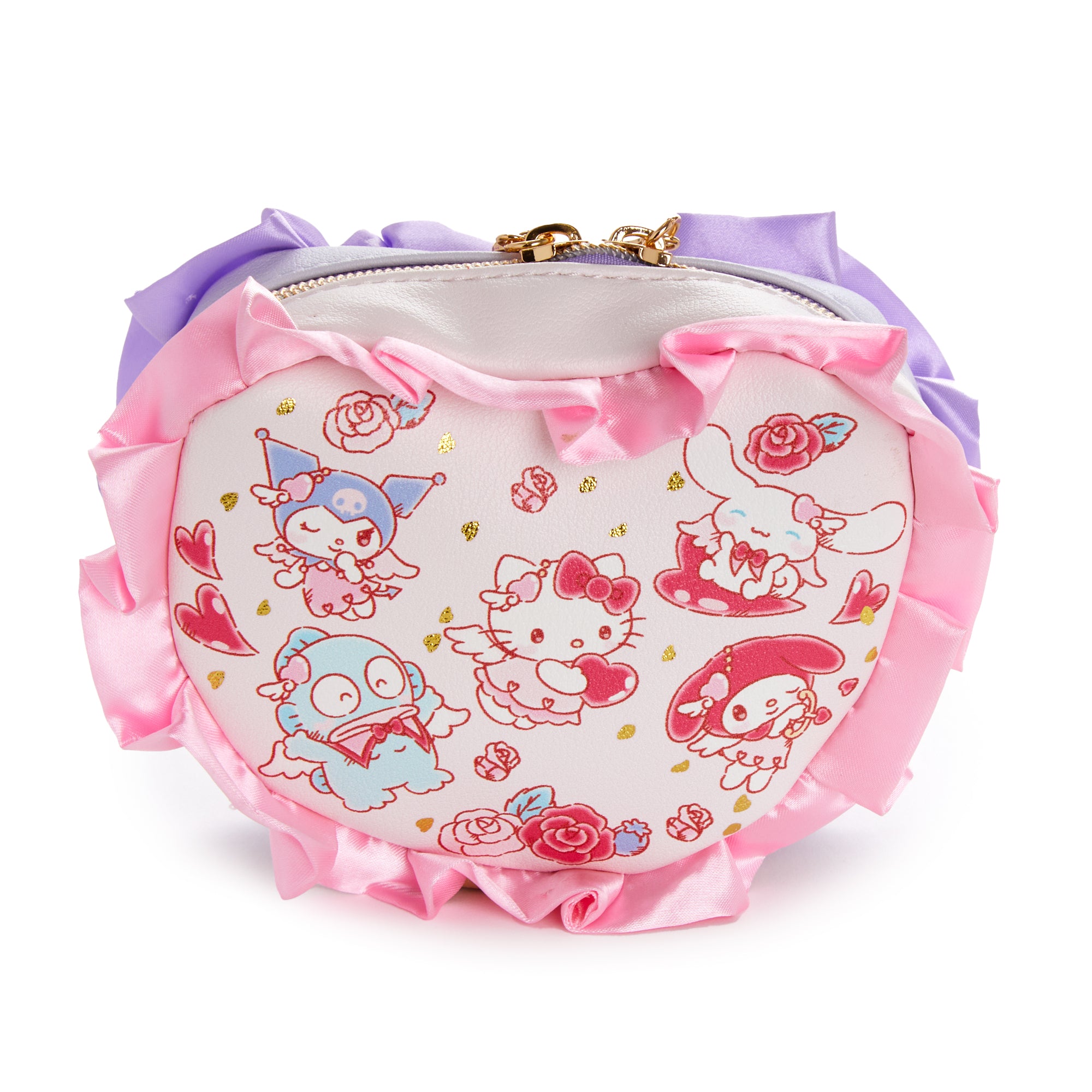 Sanrio Characters Mini Heart Zipper Pouch (Bright and Dark Angel Series) - Image 6