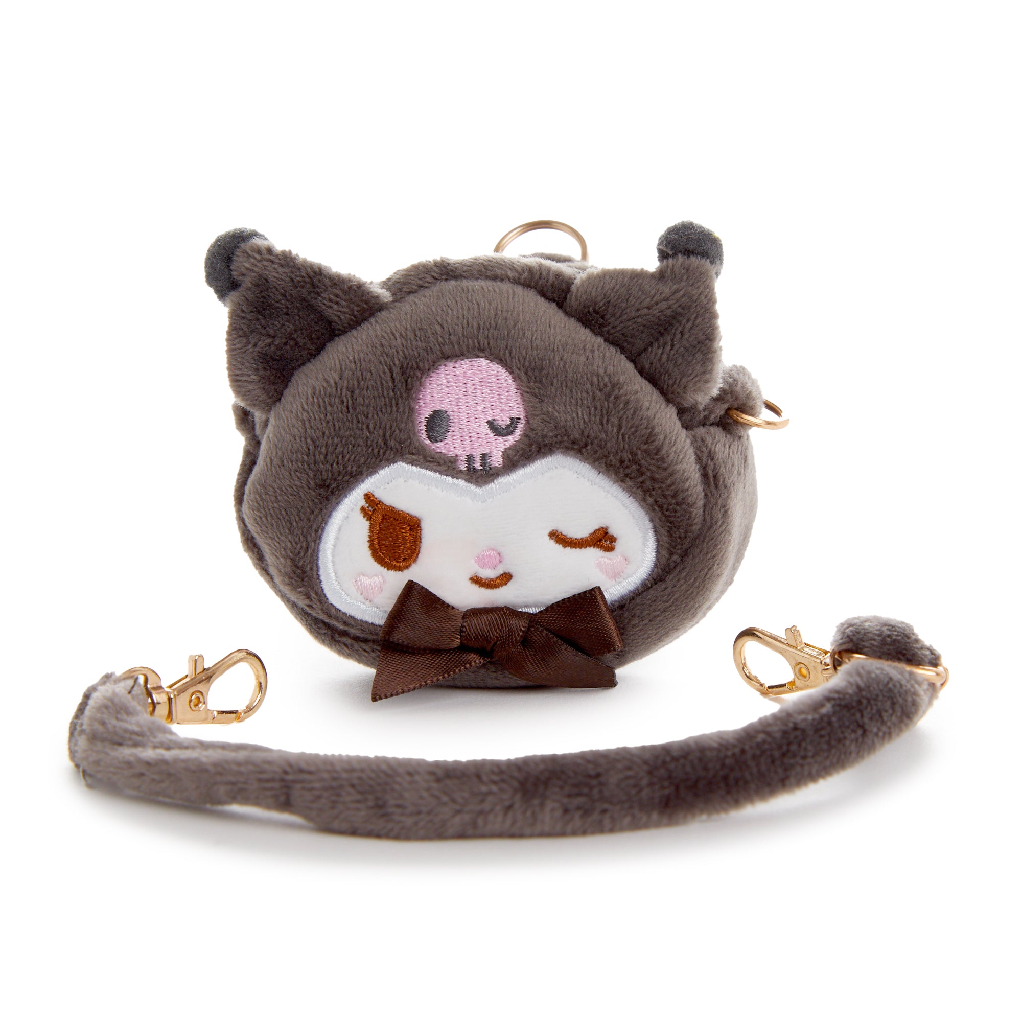 Kuromi Plush Convertible Mini Pouch (Wink Series) - Image 6
