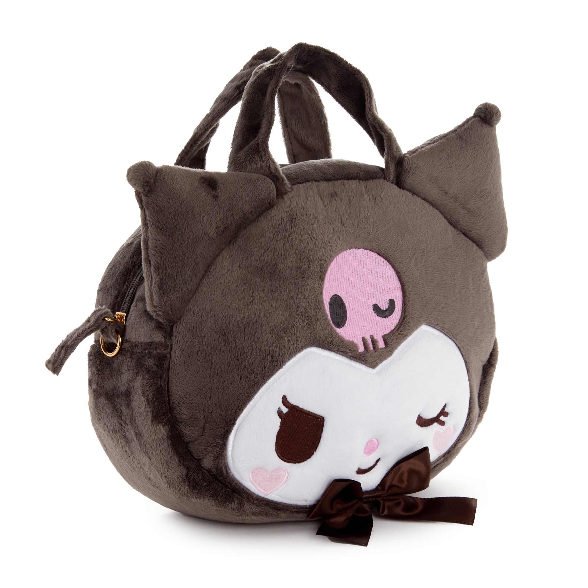 Kuromi 2-Way Plush Crossbody Bag (Wink Series) - Image 4
