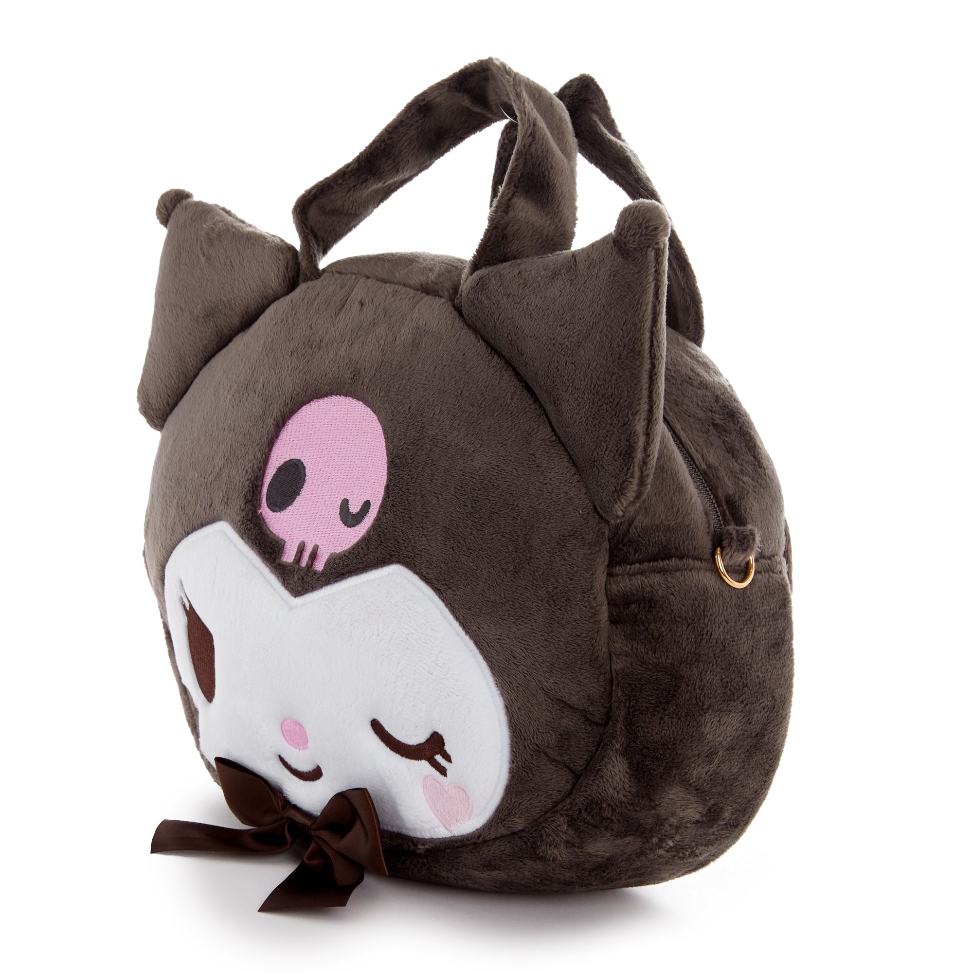 Kuromi 2-Way Plush Crossbody Bag (Wink Series) - Image 5