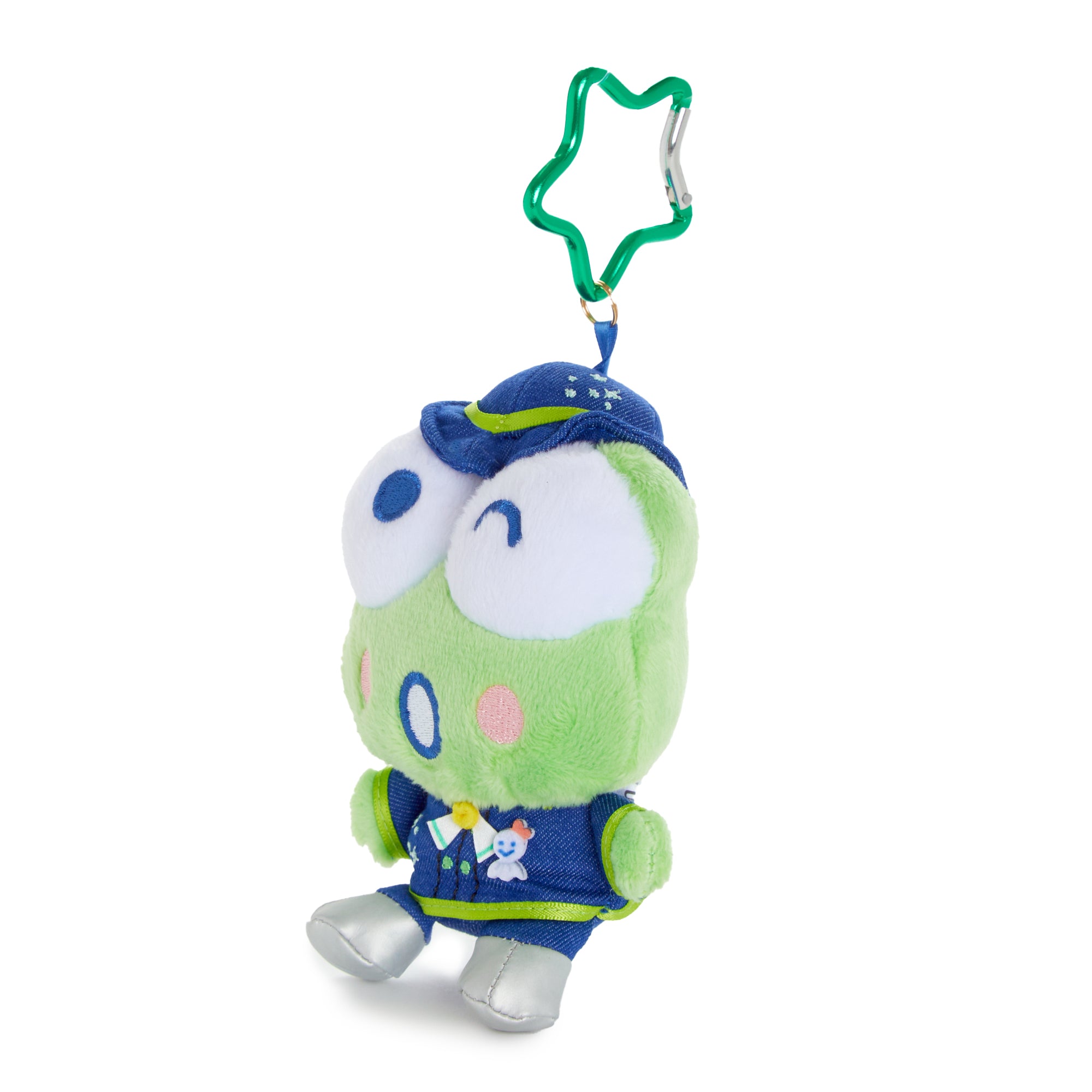 Keroppi Plush Mascot Keychain (Hapidanbui Boy Band Series) - Image 2